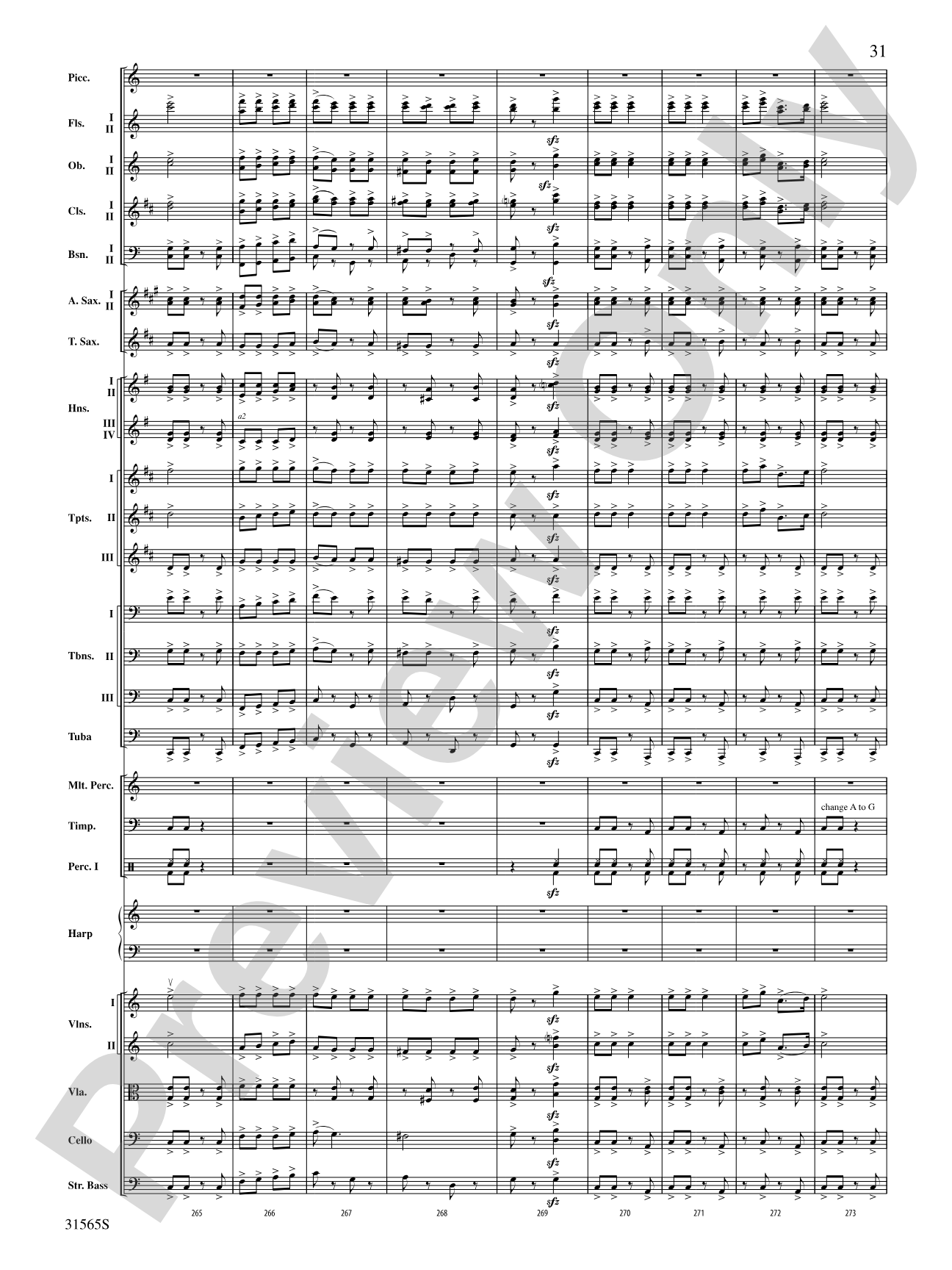 A Christmas Festival: Score