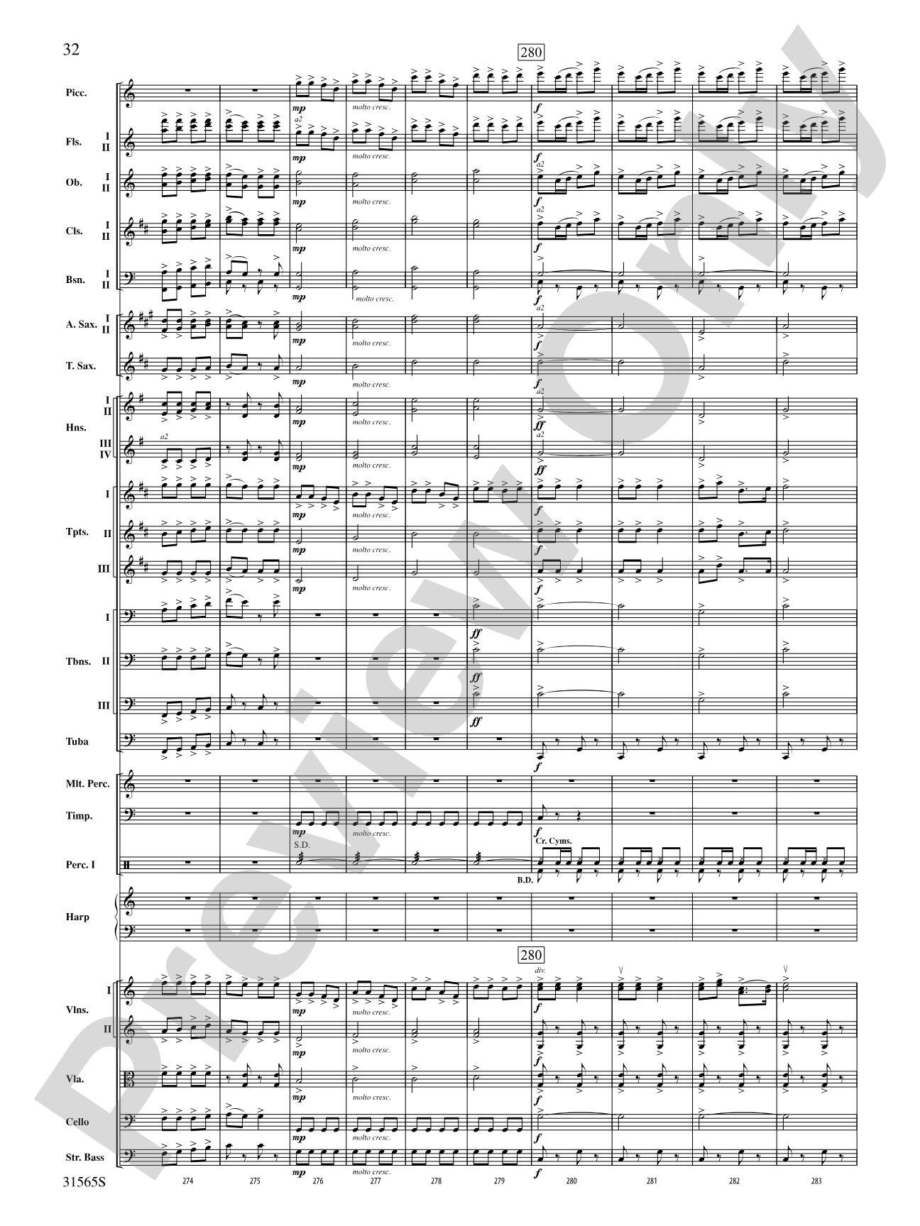 A Christmas Festival: Score