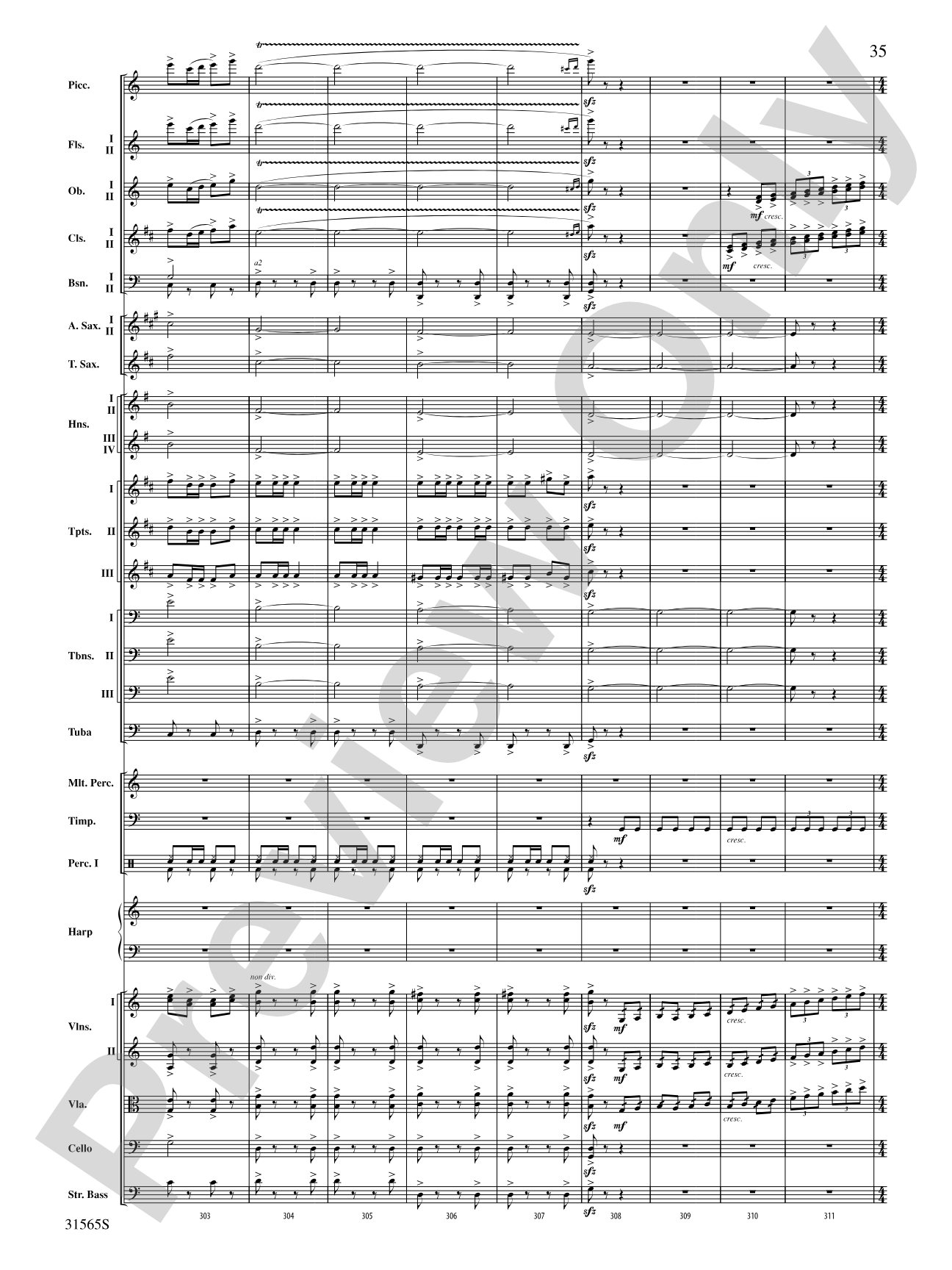 A Christmas Festival: Score