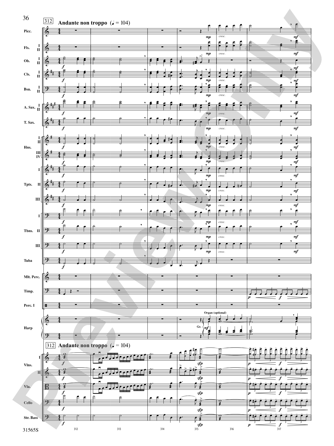 A Christmas Festival: Score