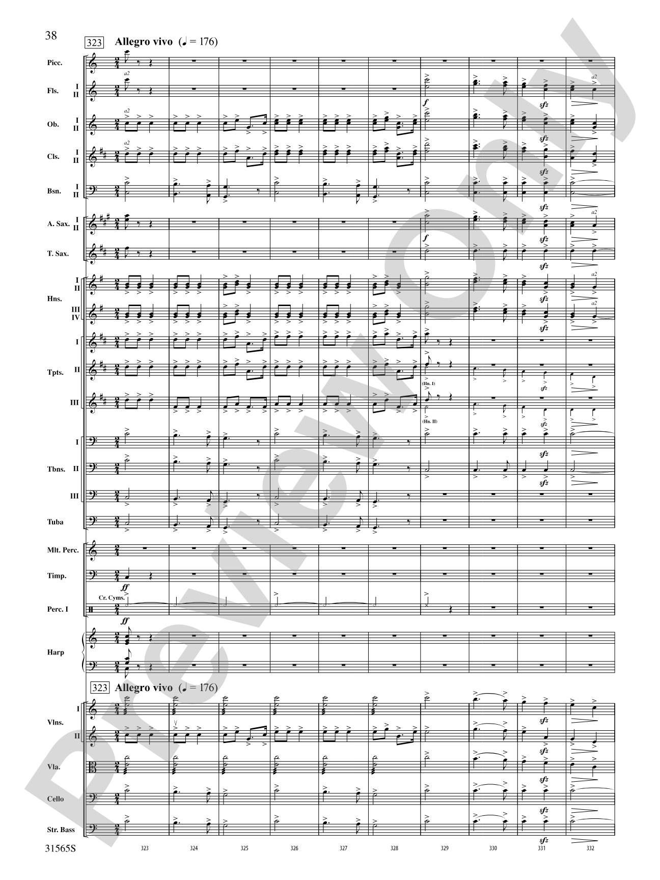 A Christmas Festival: Score