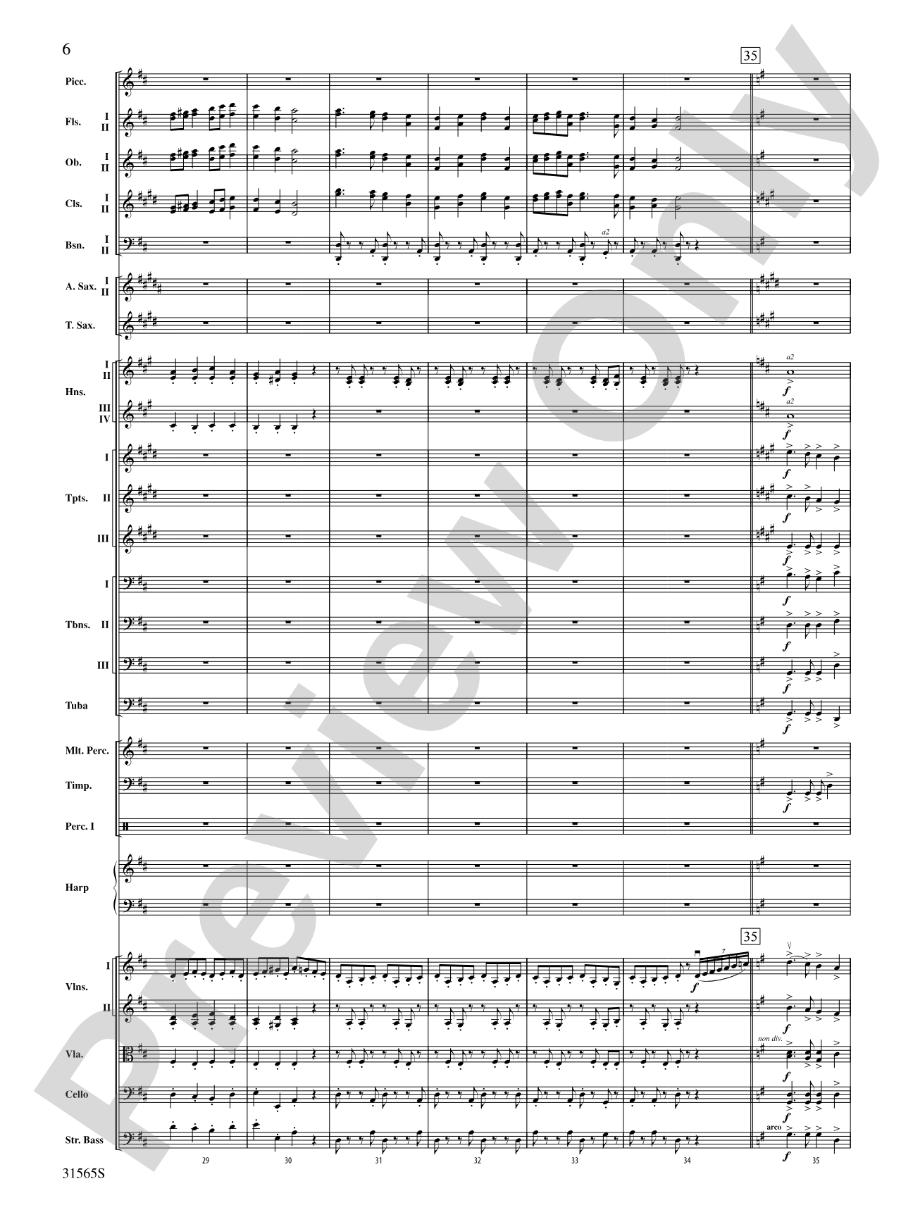 A Christmas Festival: Score