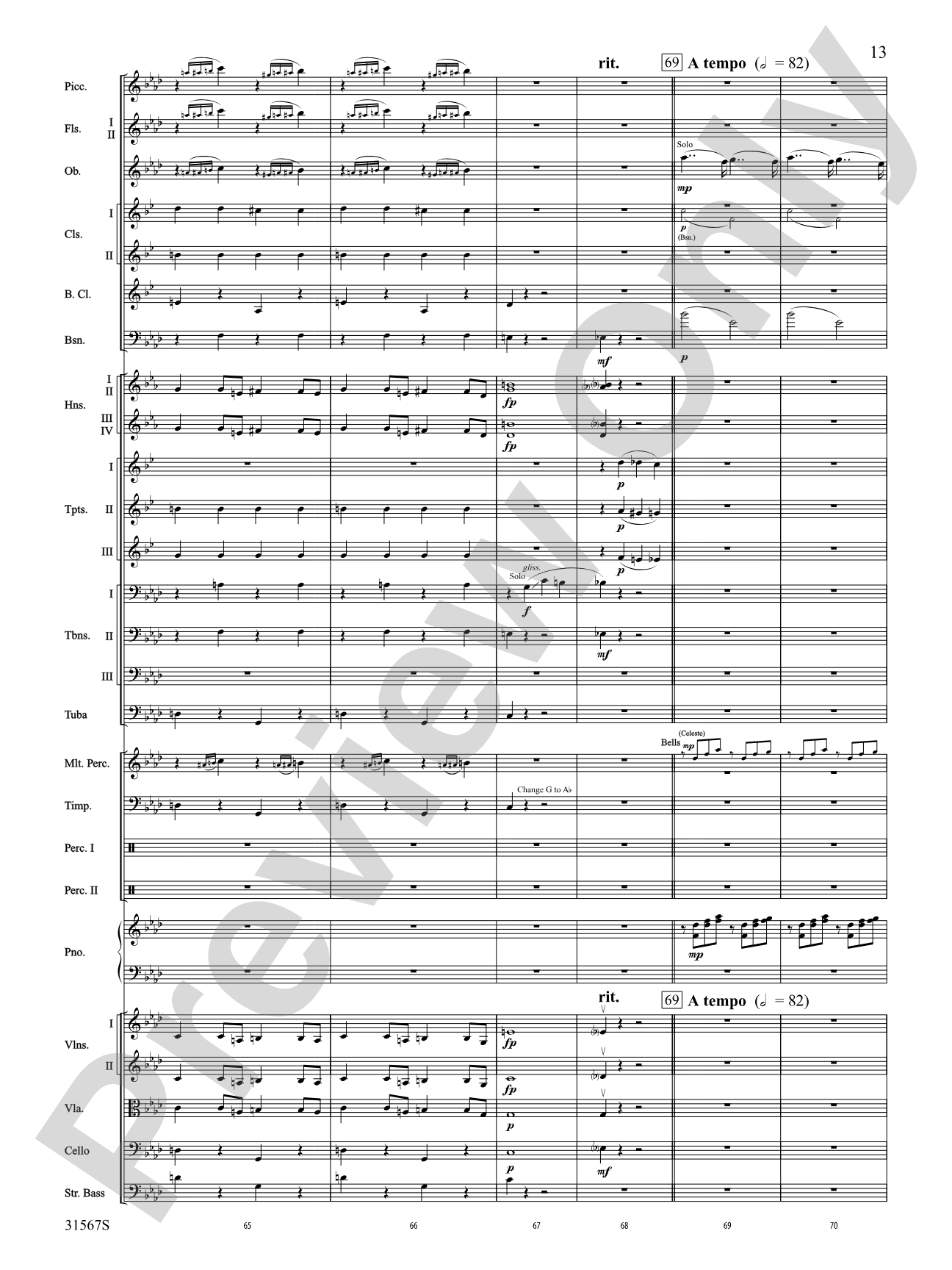 Tahiti Trot: Full Orchestra Conductor Score & Parts