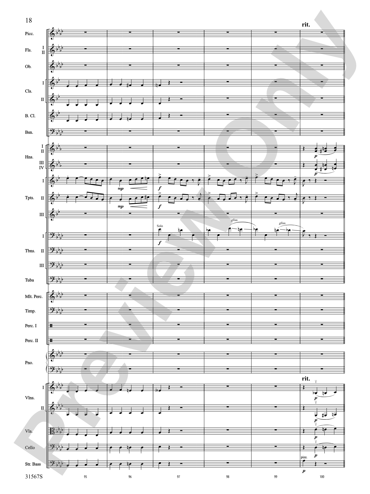 Tahiti Trot: Full Orchestra Conductor Score & Parts