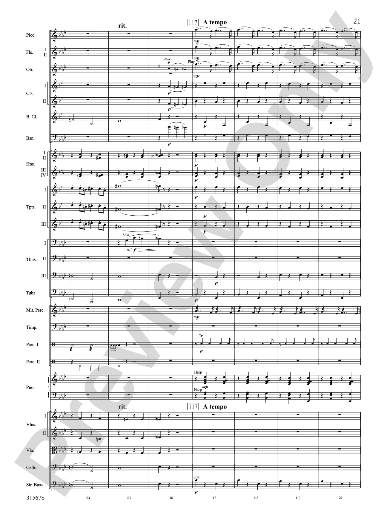 Tahiti Trot: Full Orchestra Conductor Score & Parts