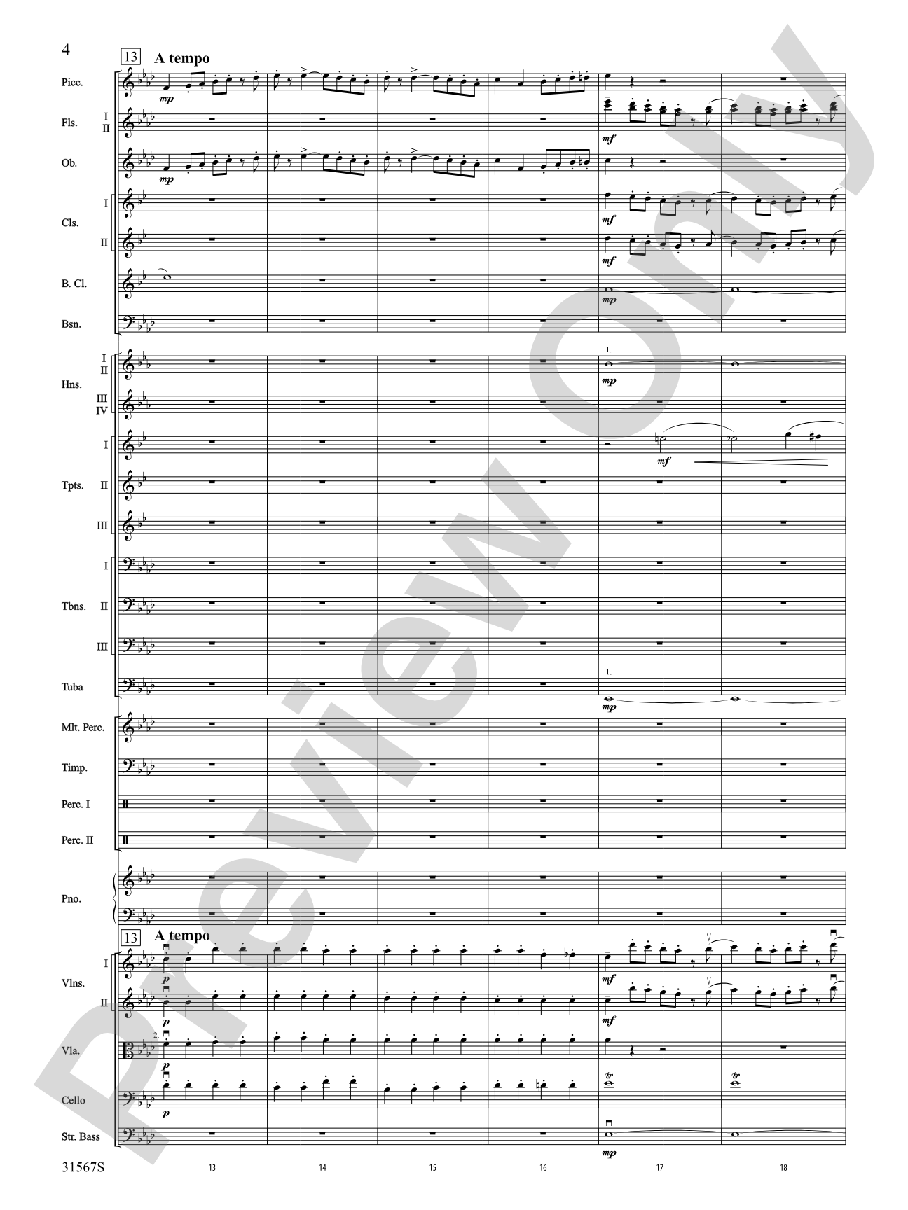 Tahiti Trot: Full Orchestra Conductor Score & Parts