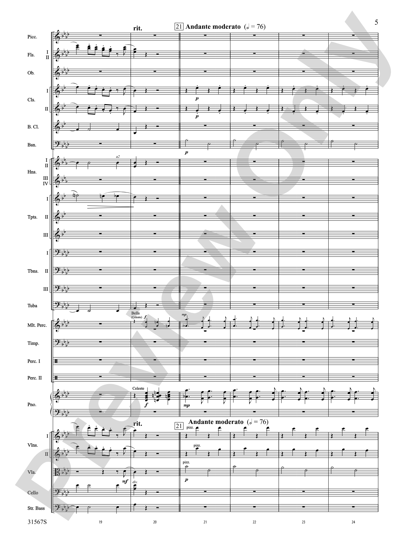 Tahiti Trot: Full Orchestra Conductor Score & Parts