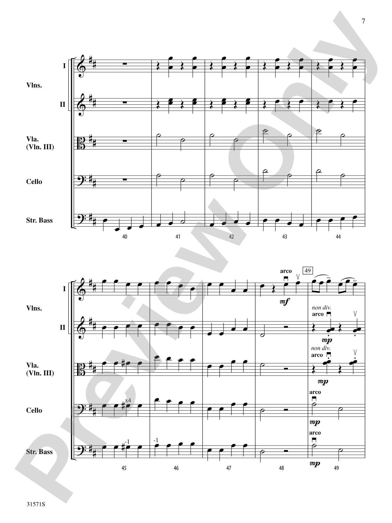 Beaumont Rag: String Orchestra Conductor Score & Parts