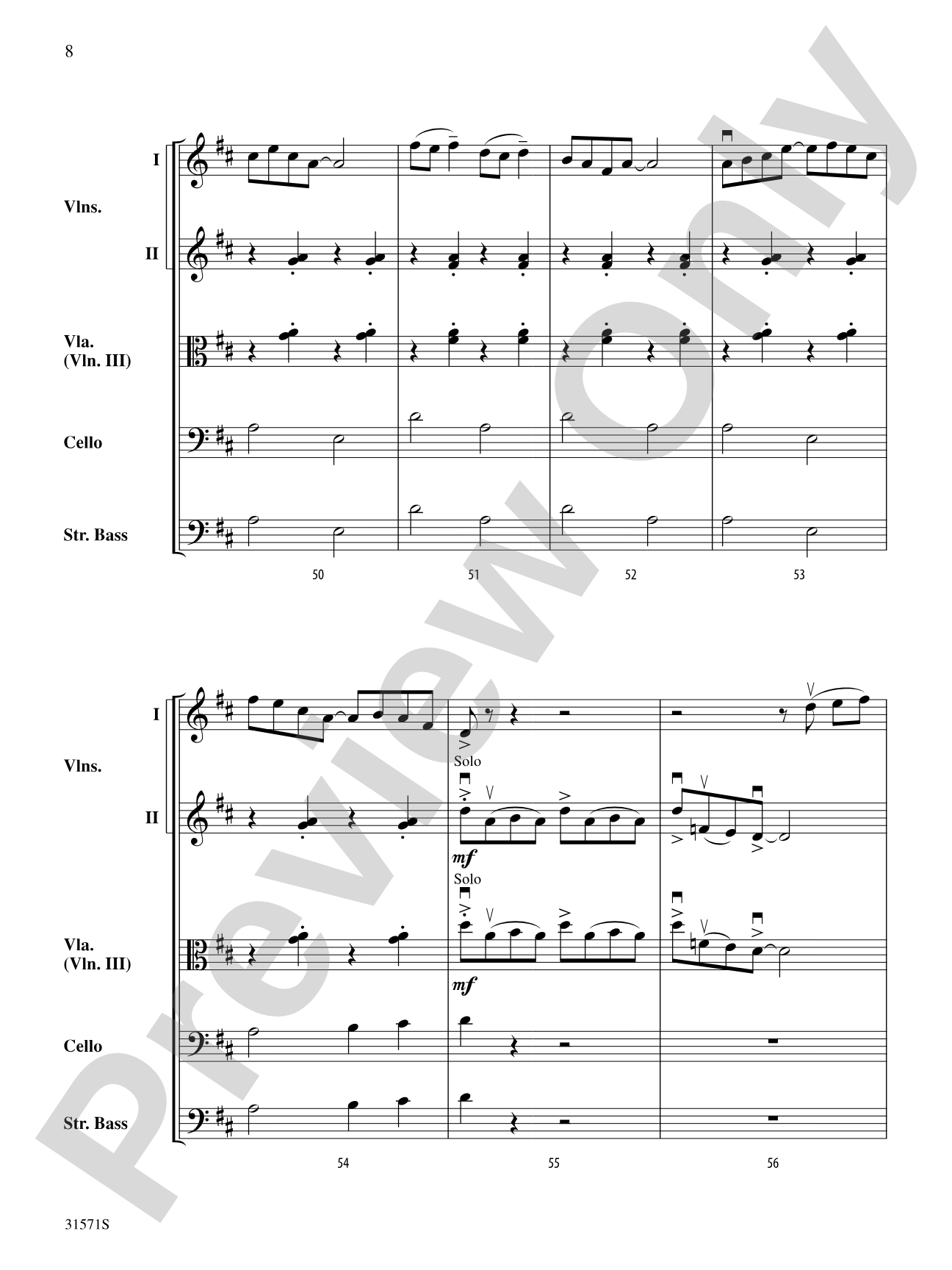 Beaumont Rag: String Orchestra Conductor Score & Parts