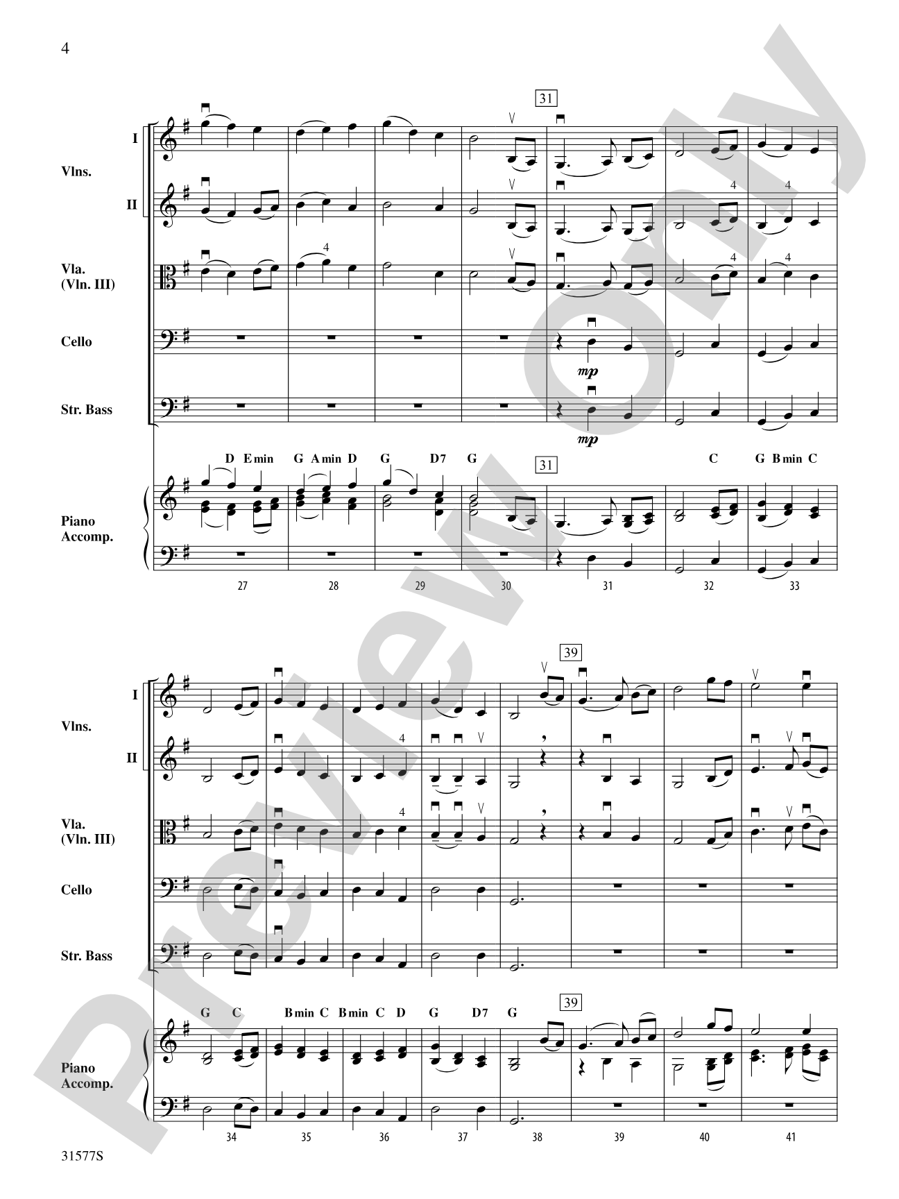 Still the First Noel: String Orchestra Conductor Score & Parts