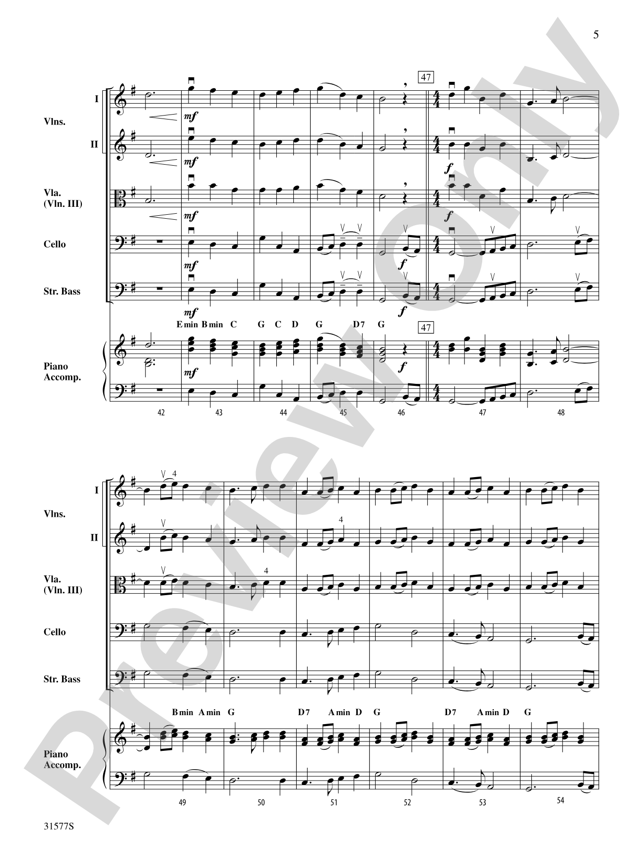 Still the First Noel: String Orchestra Conductor Score & Parts