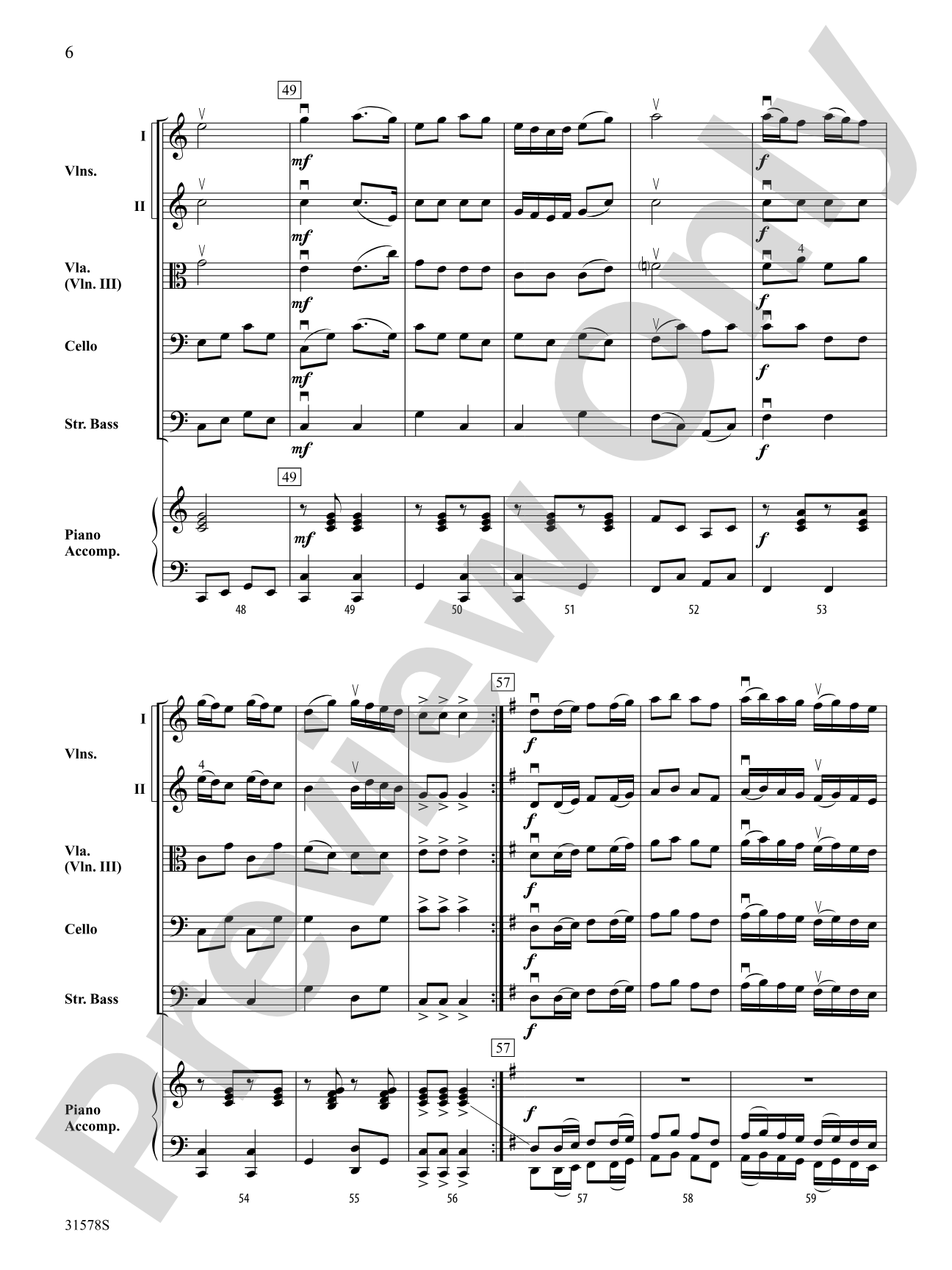 A Playful Polka: String Orchestra Conductor Score & Parts