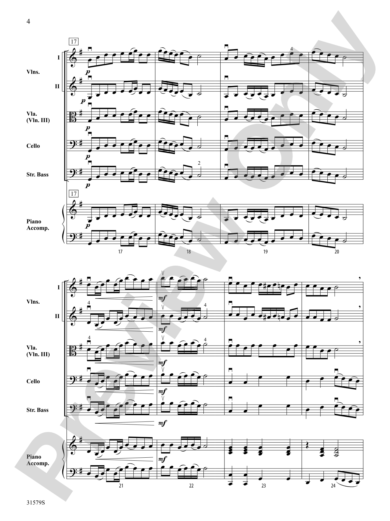 Roseland: String Orchestra Conductor Score & Parts