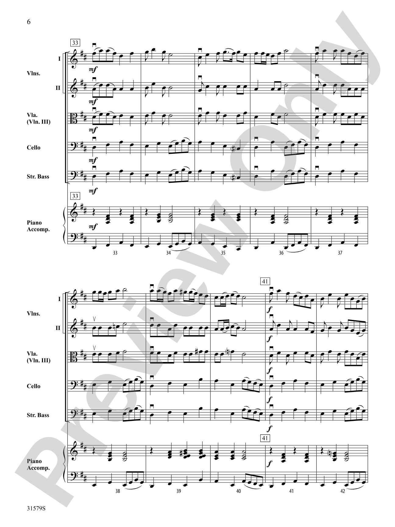 Roseland: String Orchestra Conductor Score & Parts