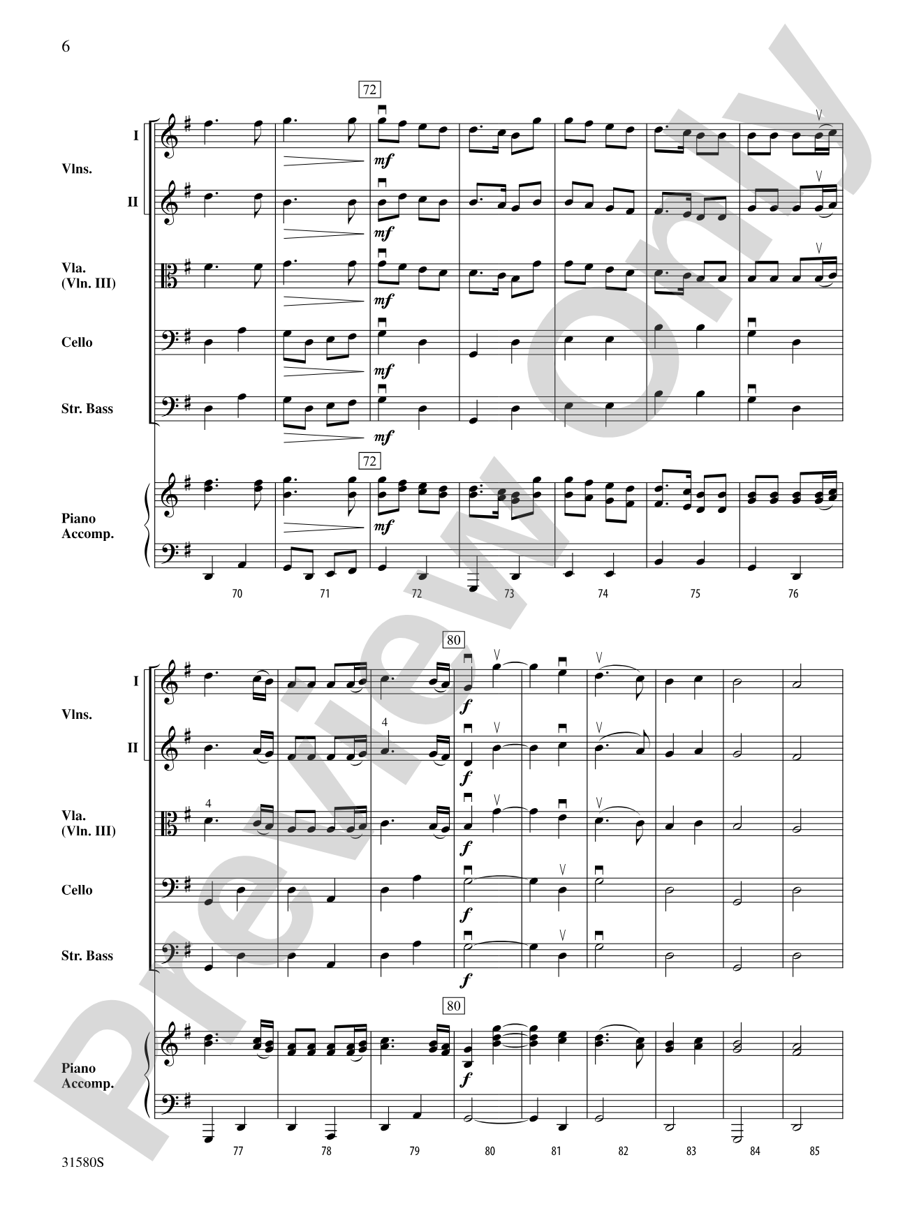 The Kings of Christmas: String Orchestra Conductor Score & Parts