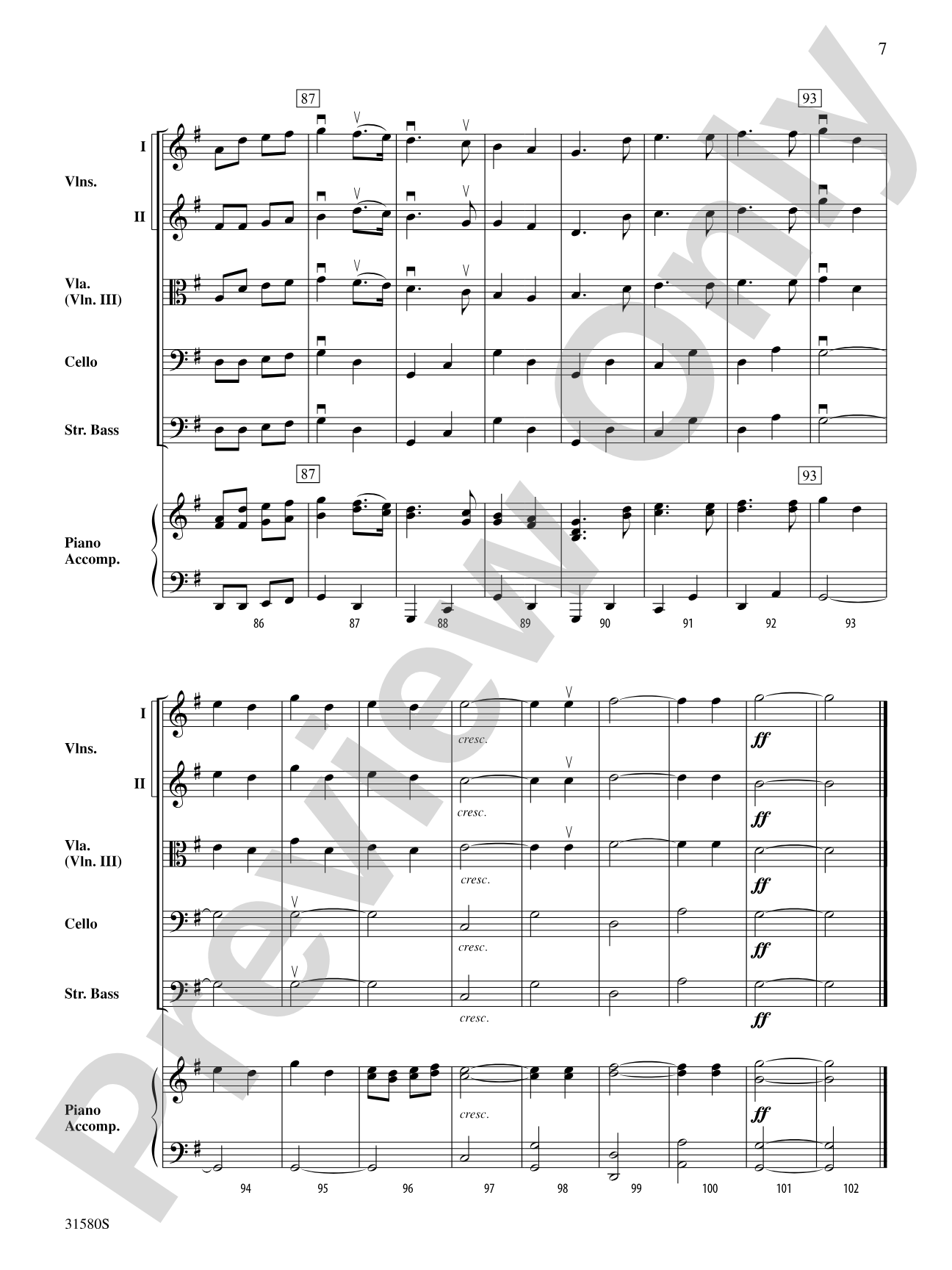 The Kings of Christmas: String Orchestra Conductor Score & Parts