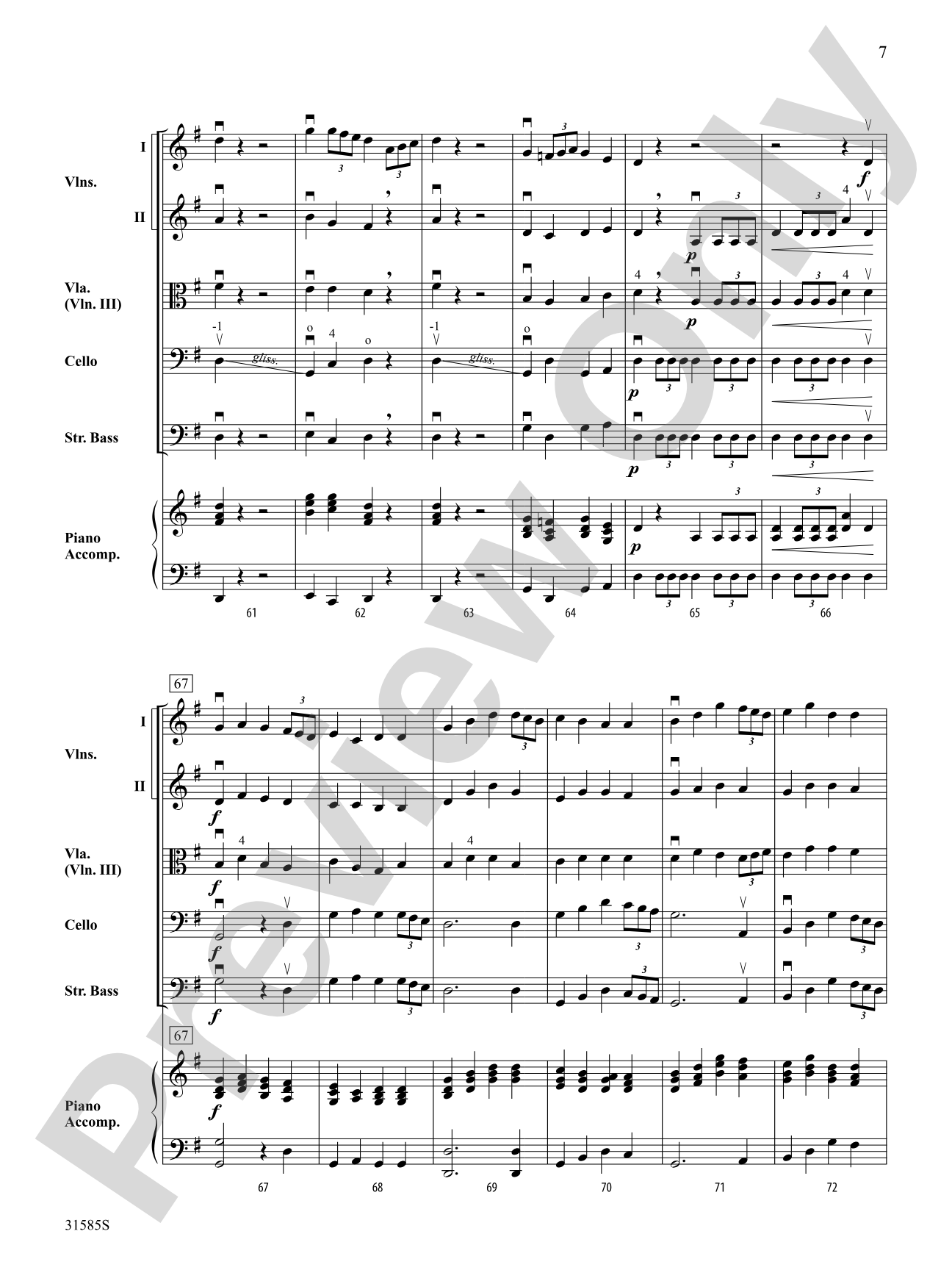 Cello Squadron: String Orchestra Conductor Score & Parts