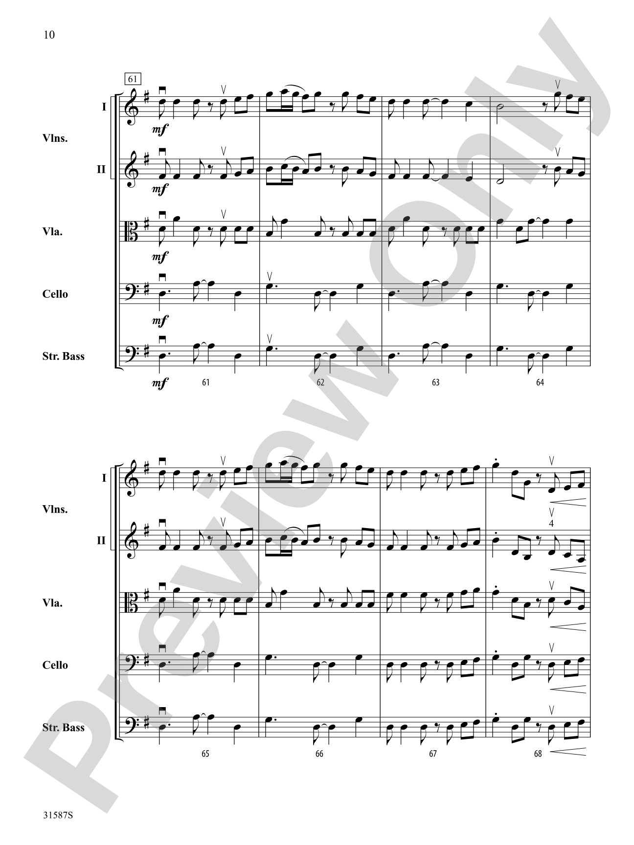 Día de Alegría (Day of Joy): String Orchestra Conductor Score & Parts