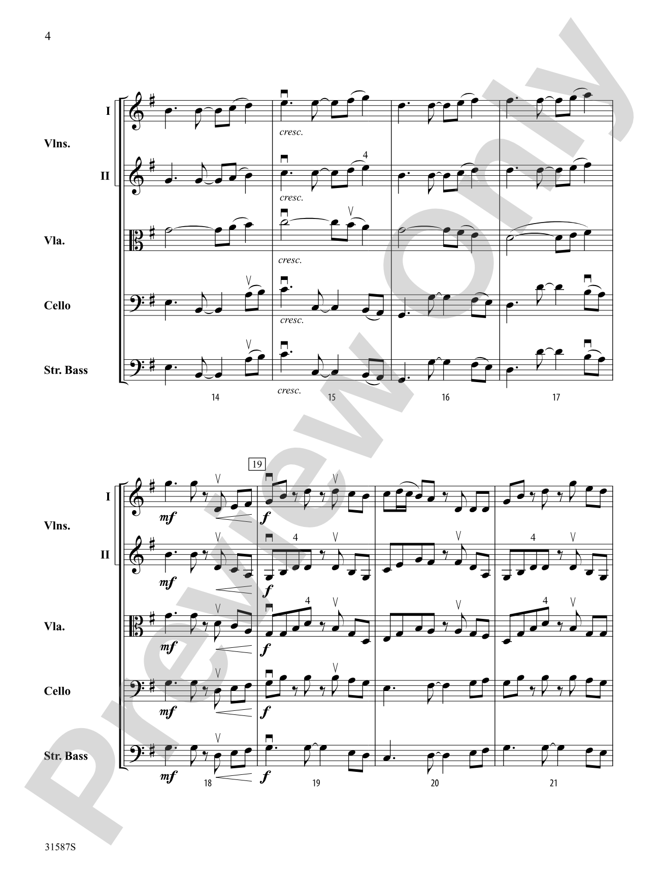 Día de Alegría (Day of Joy): String Orchestra Conductor Score & Parts
