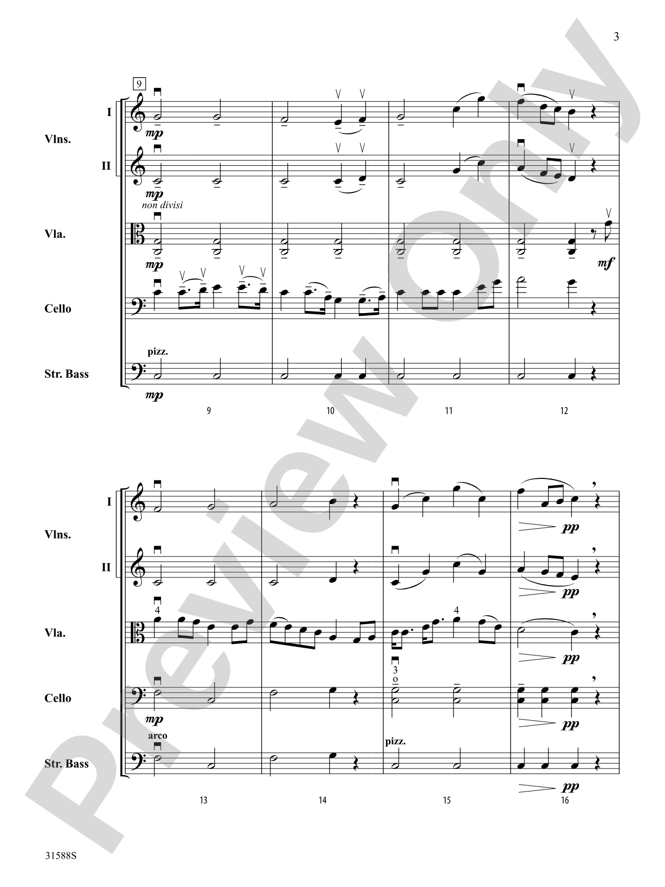 Loch Lomond: String Orchestra Conductor Score & Parts