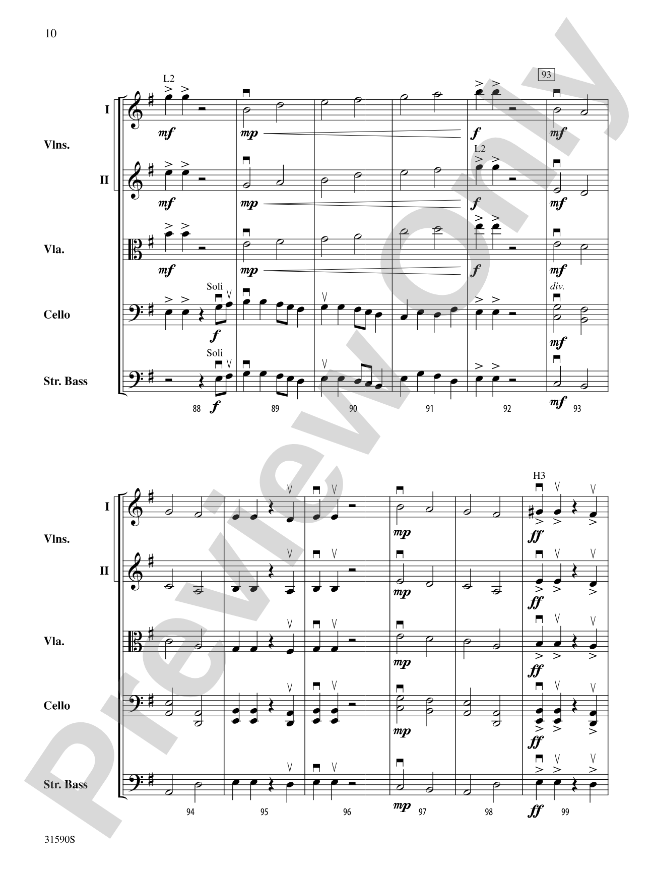 Viking Ships of Old: String Orchestra Conductor Score & Parts