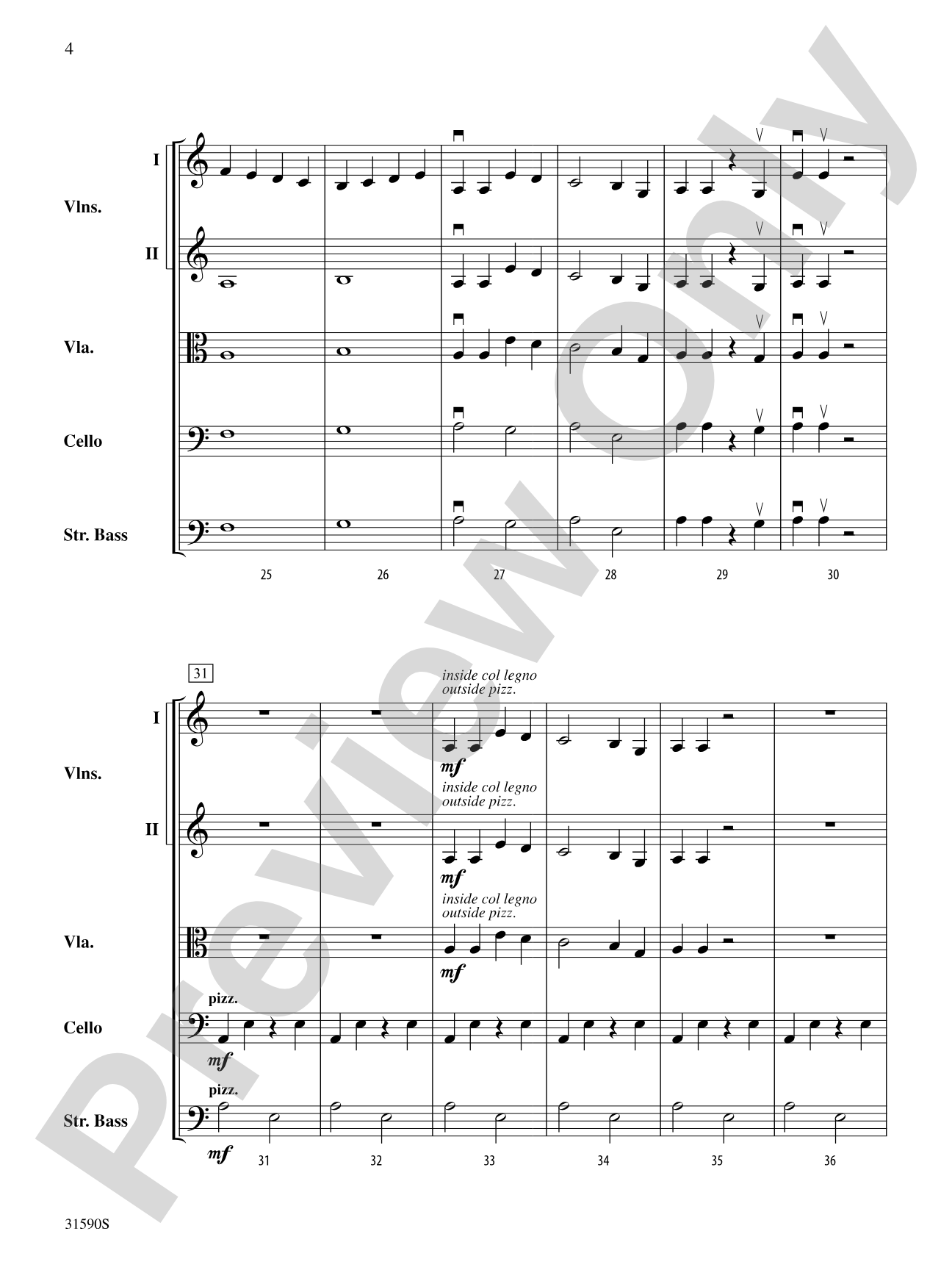 Viking Ships of Old: String Orchestra Conductor Score & Parts