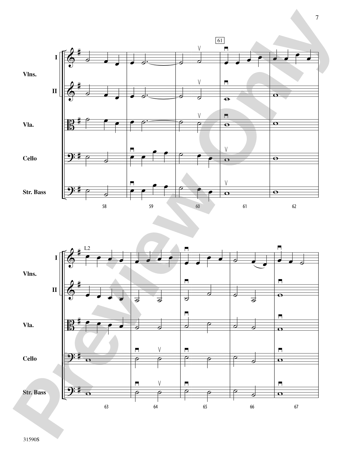 Viking Ships of Old: String Orchestra Conductor Score & Parts