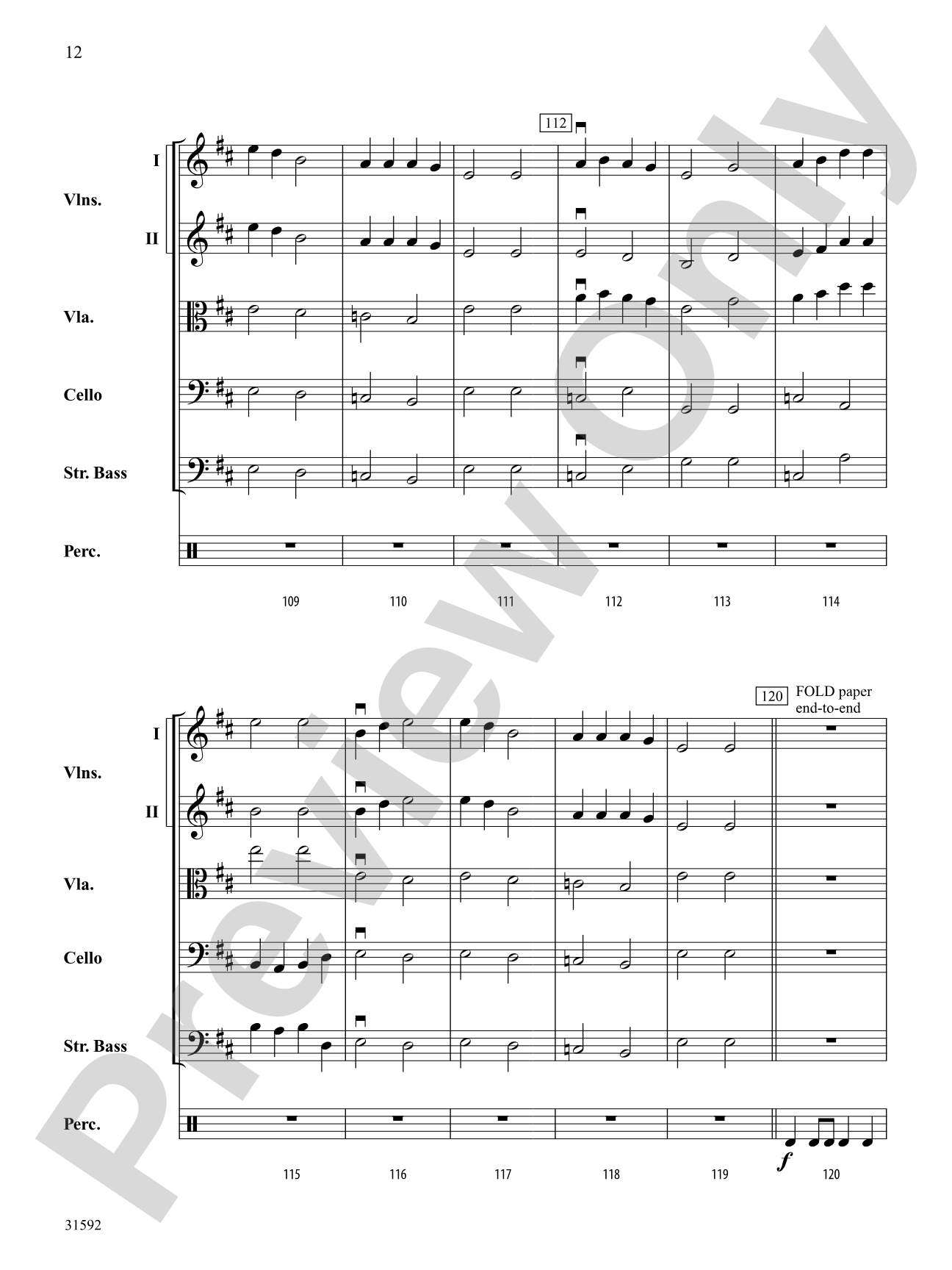 Ear-igami: String Orchestra Conductor Score & Parts