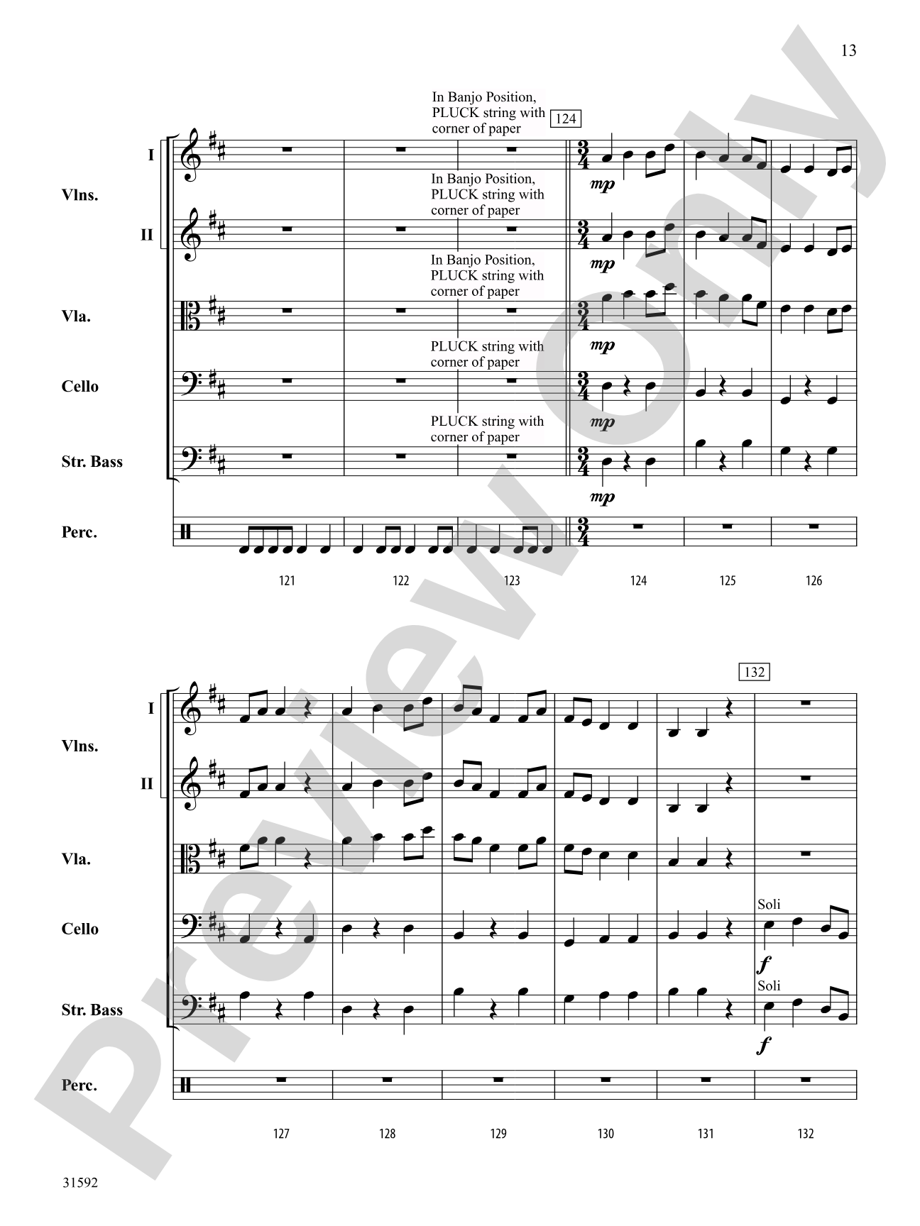 Ear-igami: String Orchestra Conductor Score & Parts