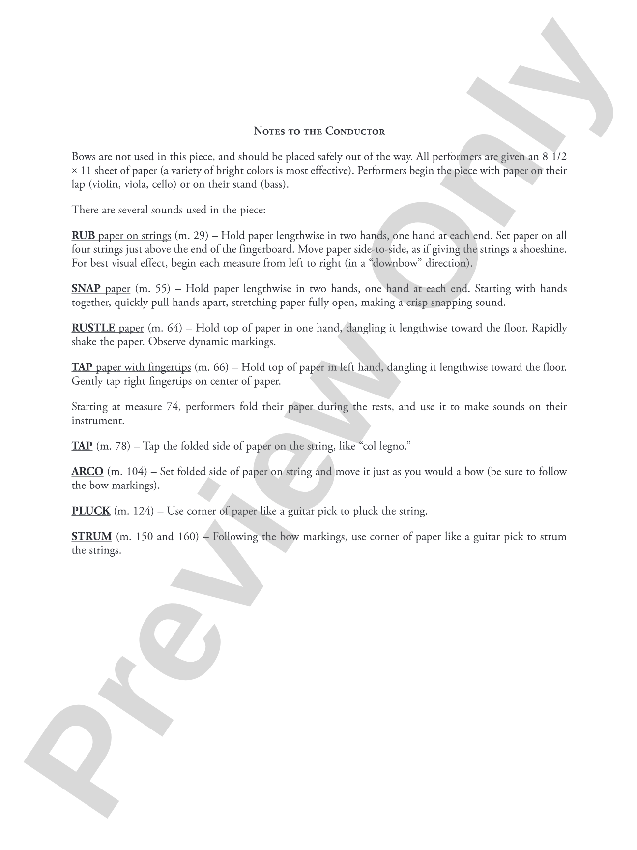 Ear-igami: String Orchestra Conductor Score & Parts