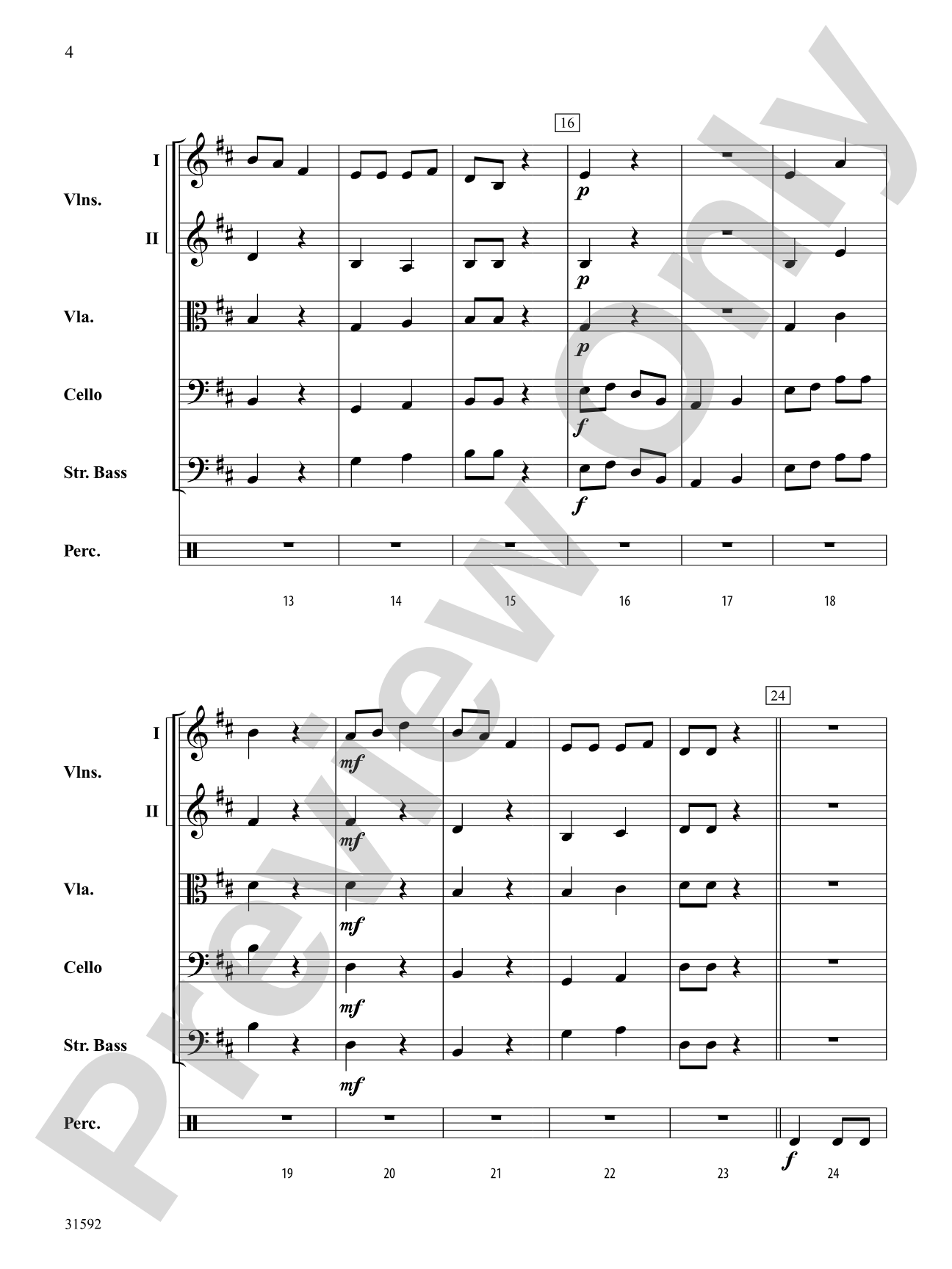 Ear-igami: String Orchestra Conductor Score & Parts