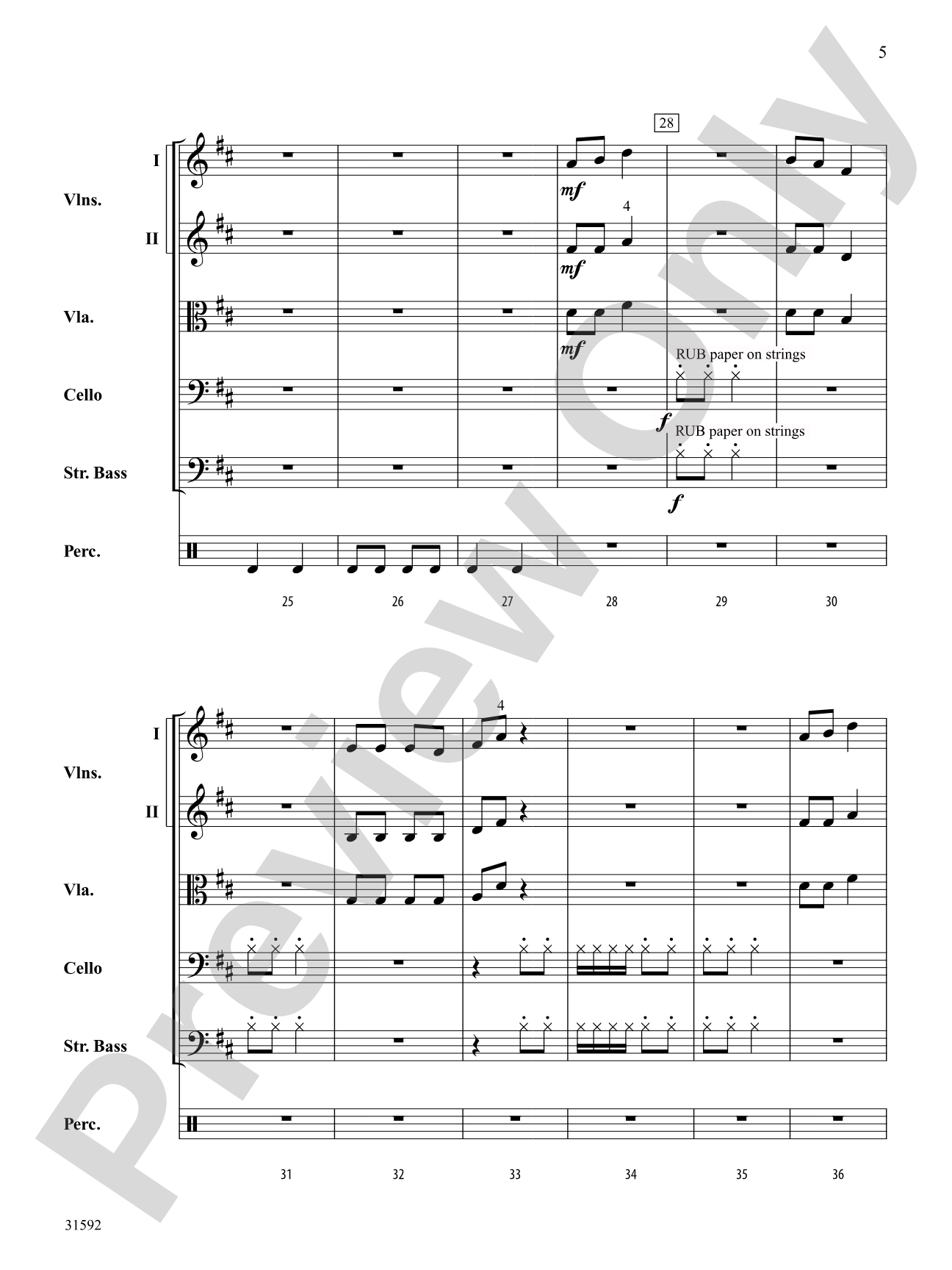 Ear-igami: String Orchestra Conductor Score & Parts