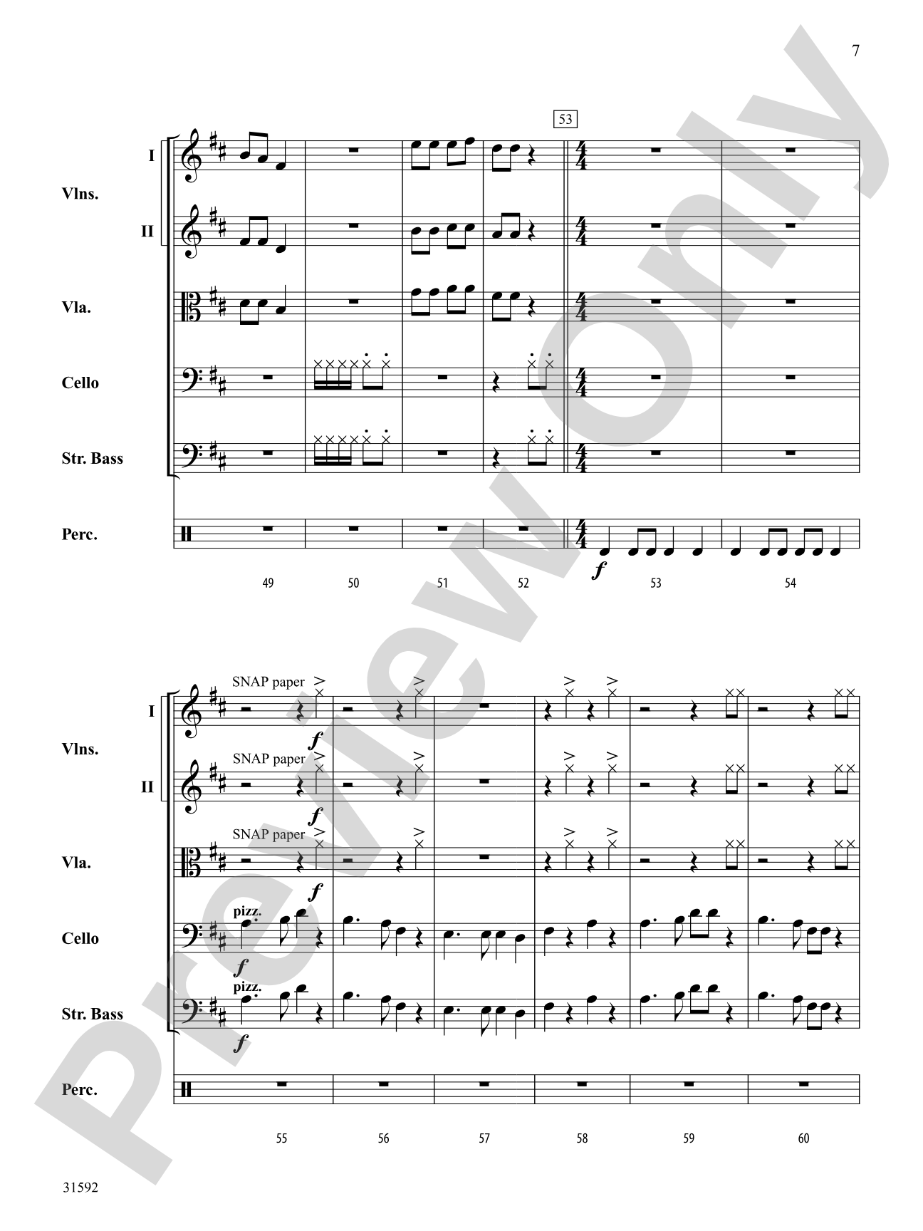 Ear-igami: String Orchestra Conductor Score & Parts