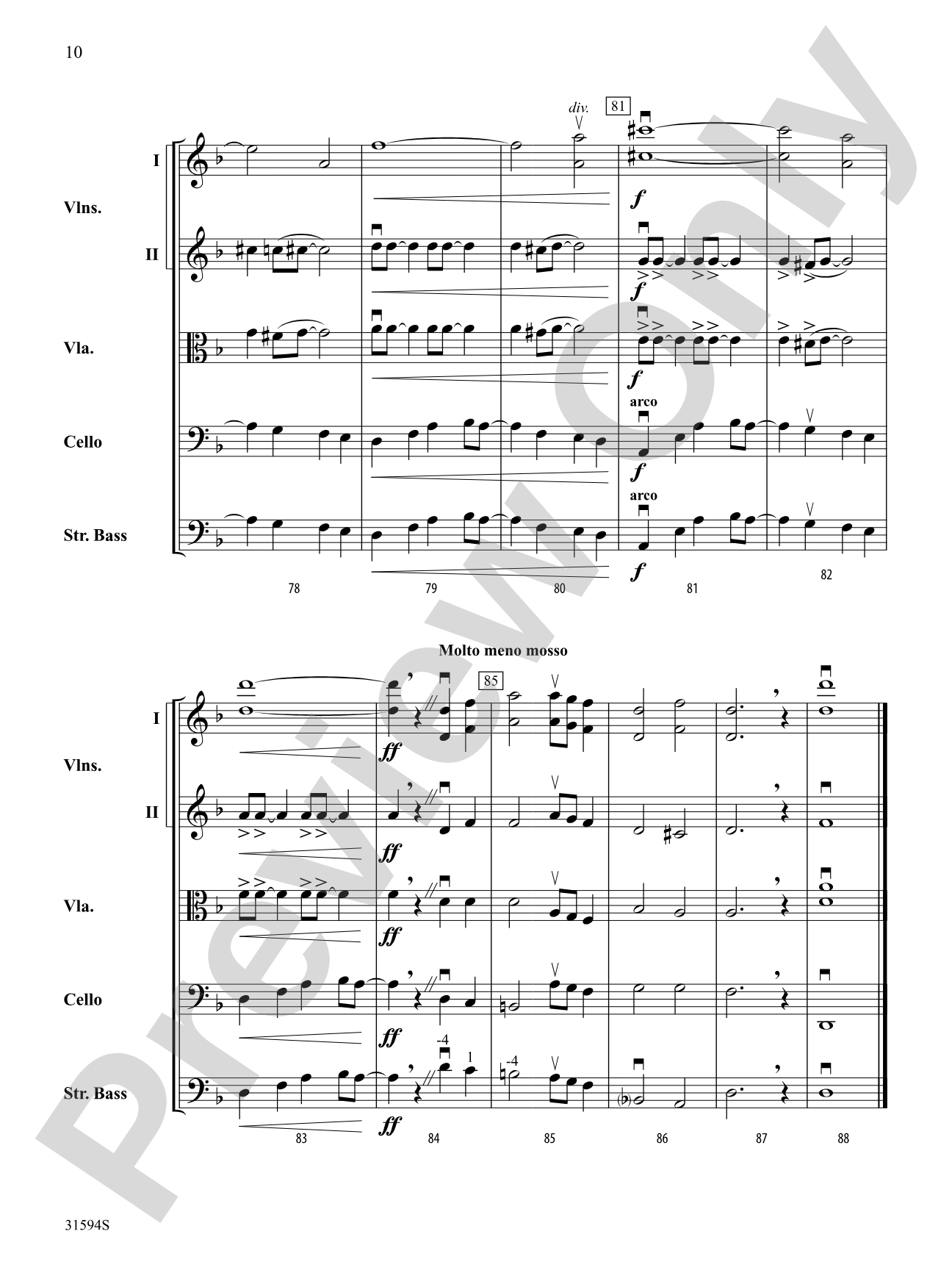 Hold On (Keep Your Hand on the Plow): String Orchestra Conductor Score & Parts