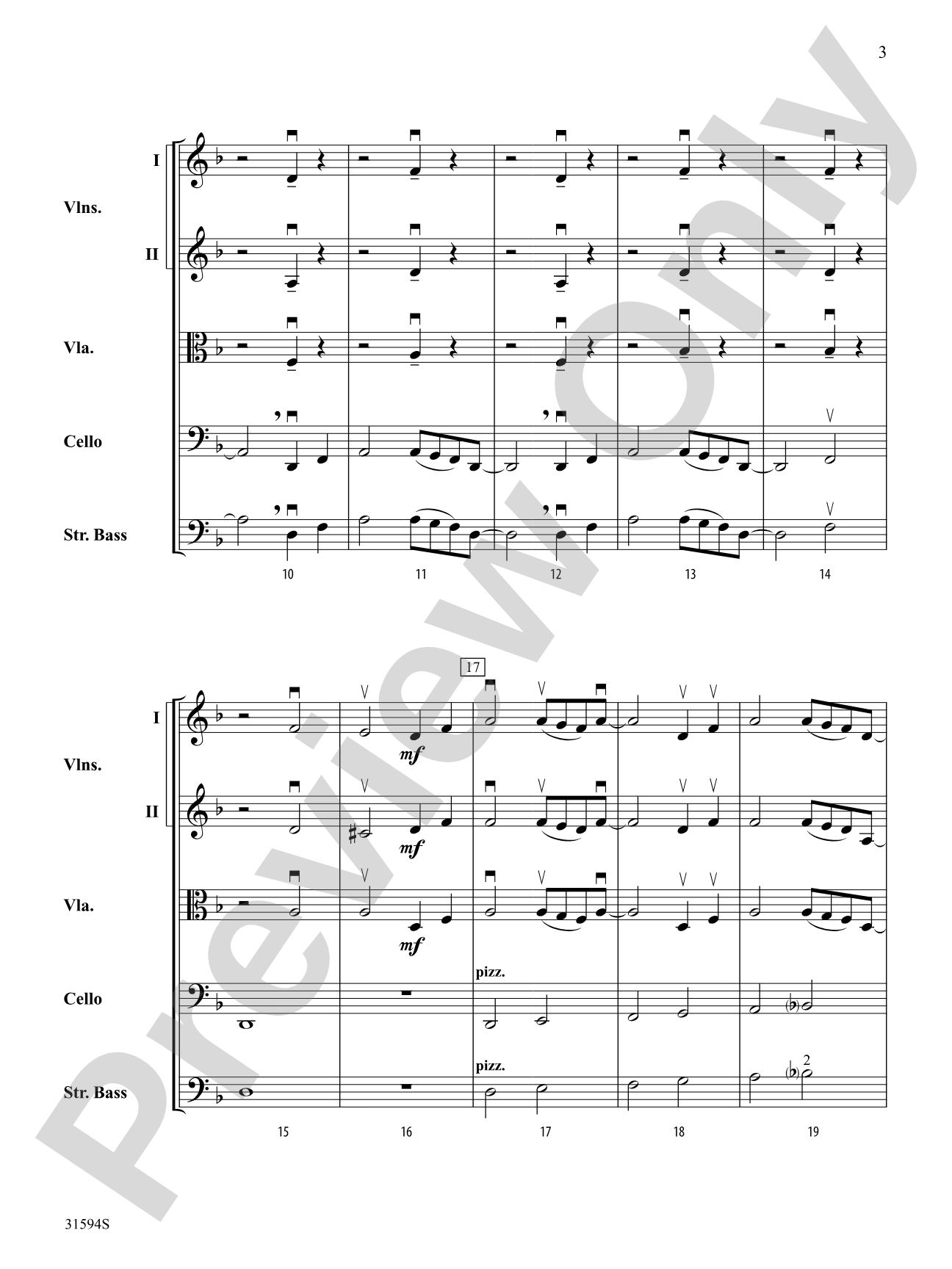 Hold On (Keep Your Hand on the Plow): String Orchestra Conductor Score & Parts