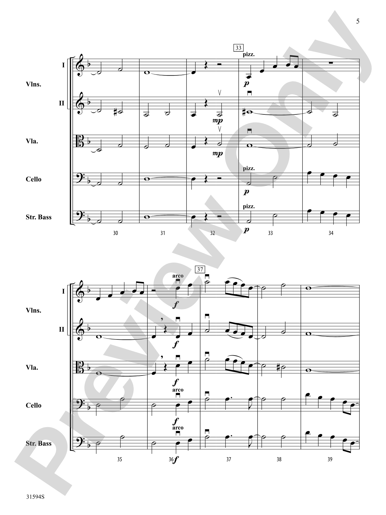 Hold On (Keep Your Hand on the Plow): String Orchestra Conductor Score & Parts