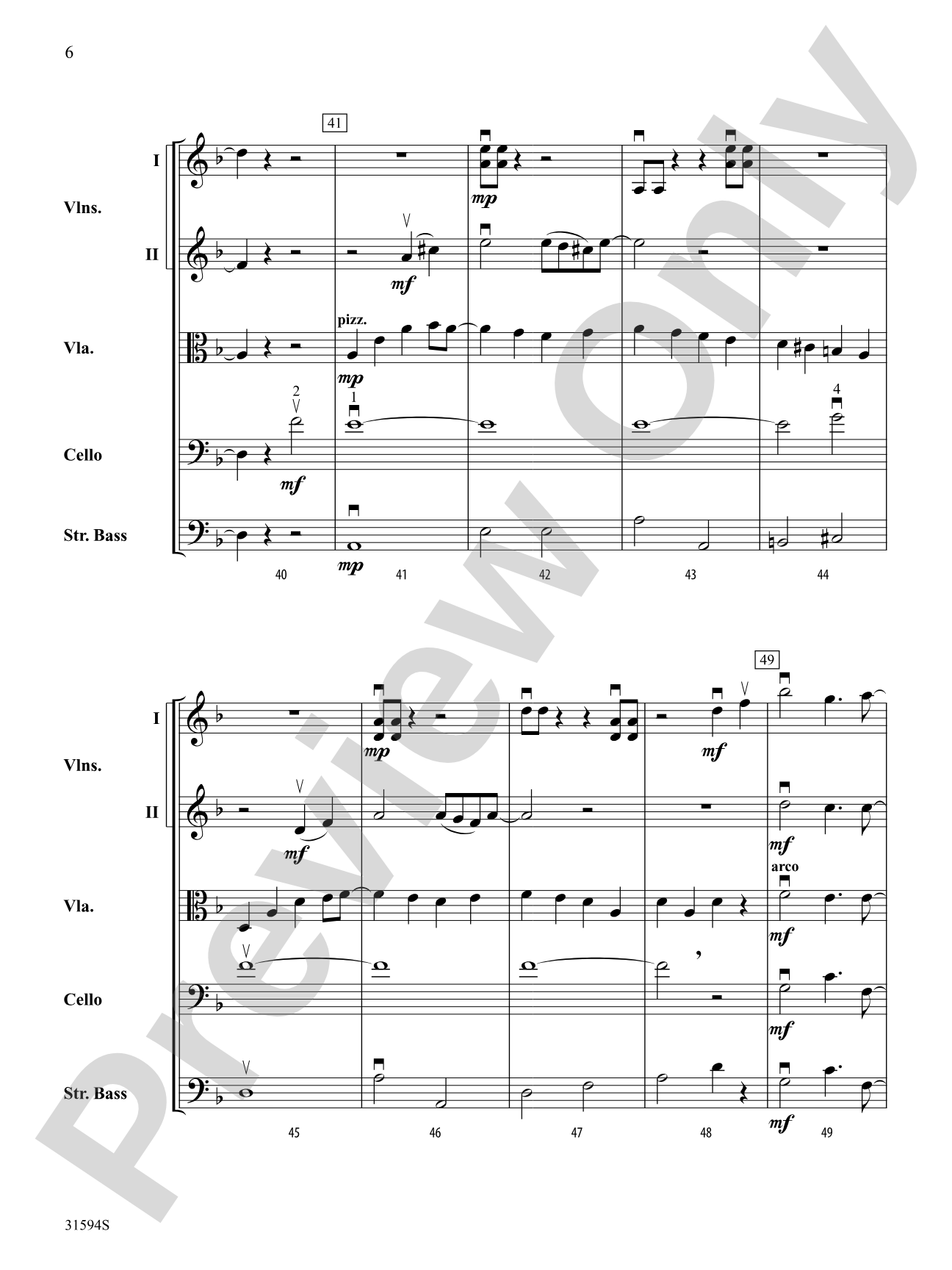 Hold On (Keep Your Hand on the Plow): String Orchestra Conductor Score & Parts