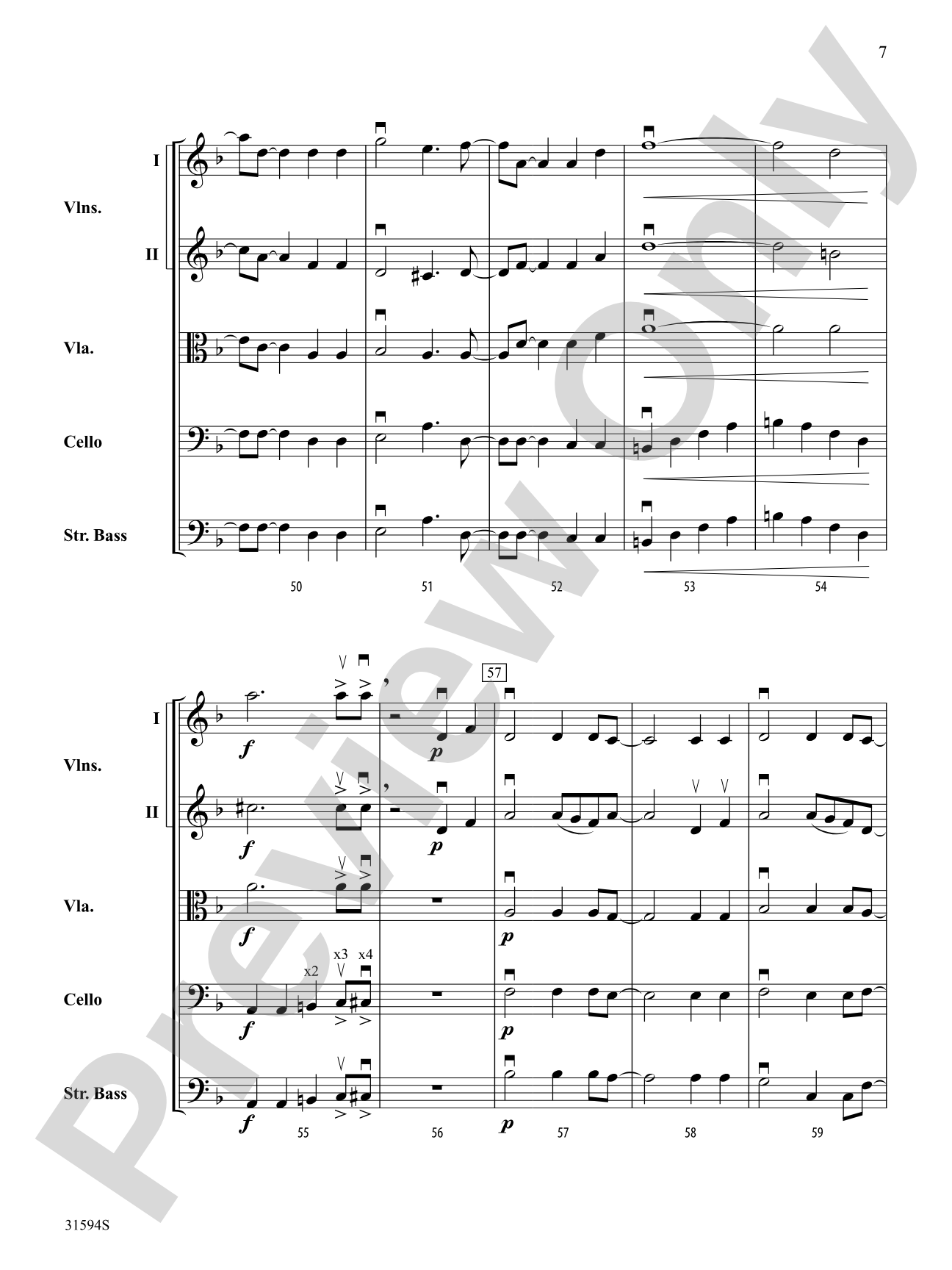 Hold On (Keep Your Hand on the Plow): String Orchestra Conductor Score & Parts