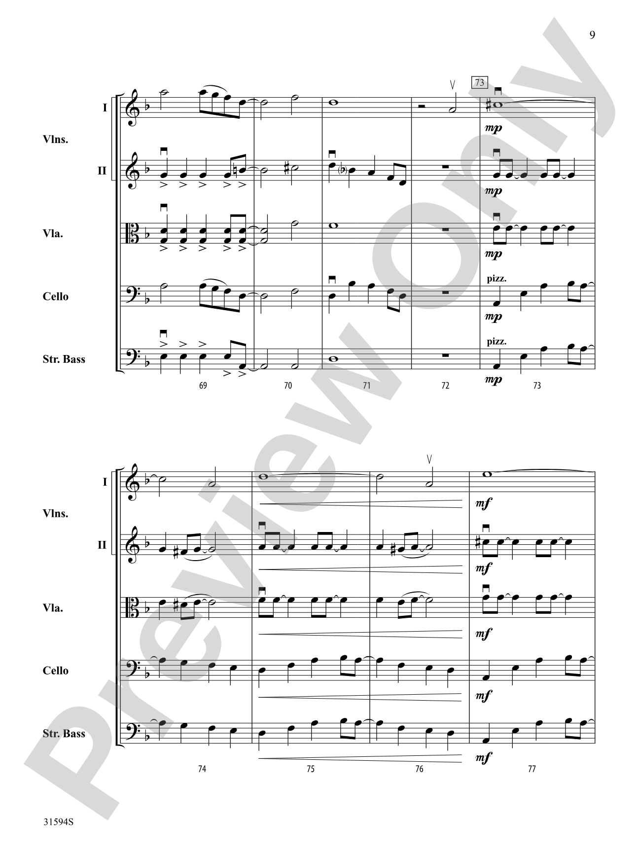 Hold On (Keep Your Hand on the Plow): String Orchestra Conductor Score & Parts