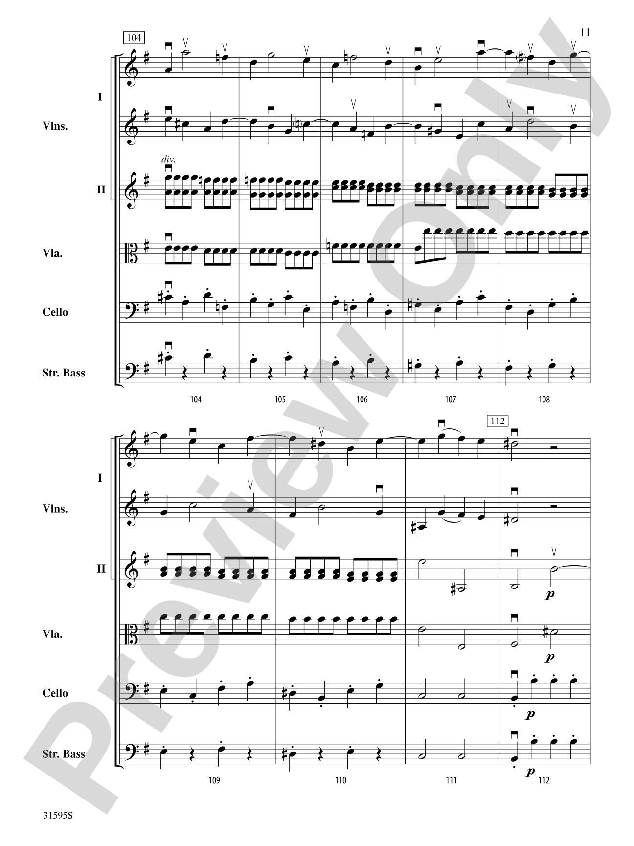 Symphony No. 44 "Trauer" (4th Movement): String Orchestra Conductor Score & Parts