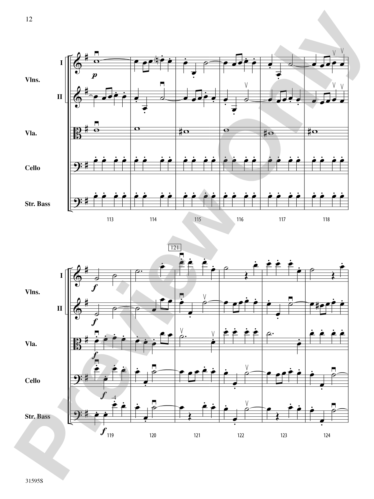 Symphony No. 44 "Trauer" (4th Movement): String Orchestra Conductor Score & Parts
