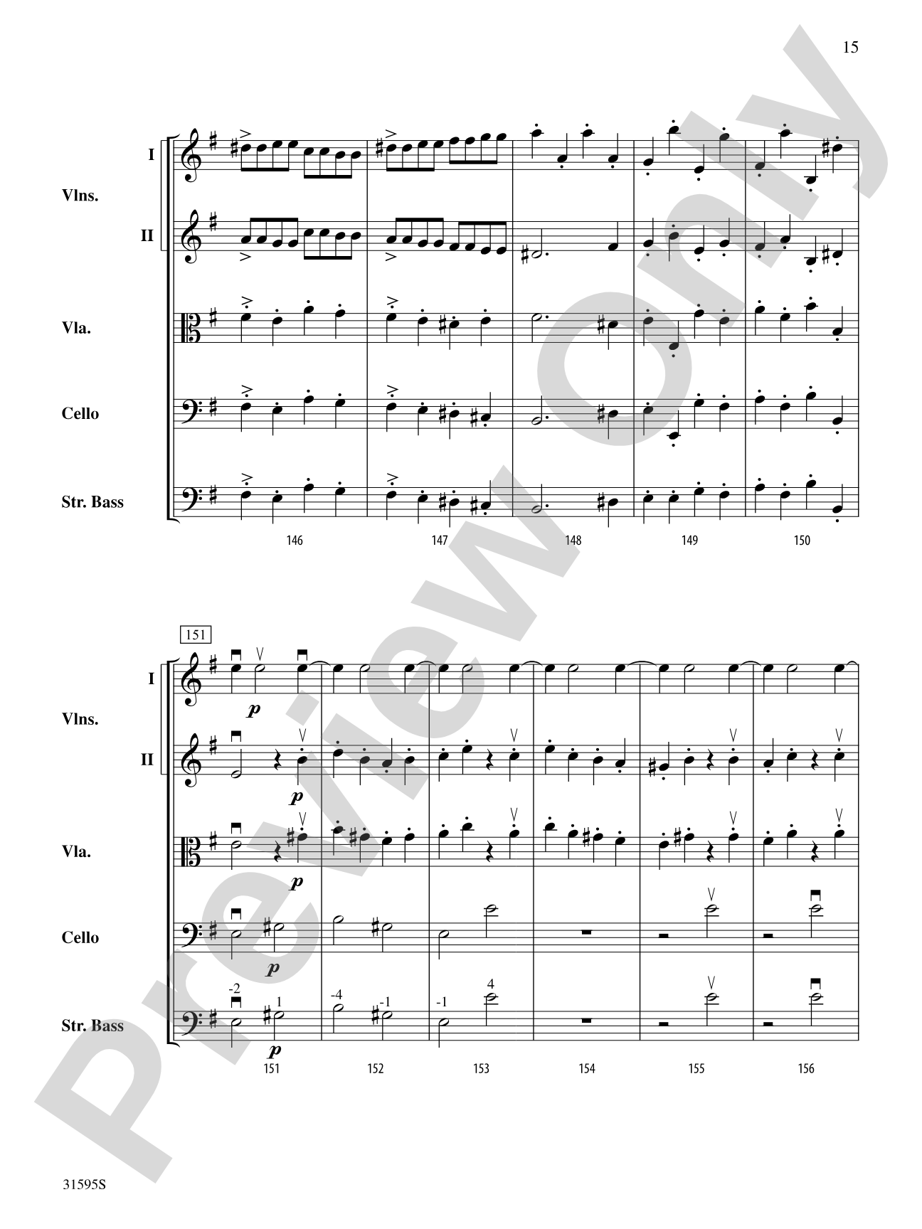 Symphony No. 44 "Trauer" (4th Movement): String Orchestra Conductor Score & Parts