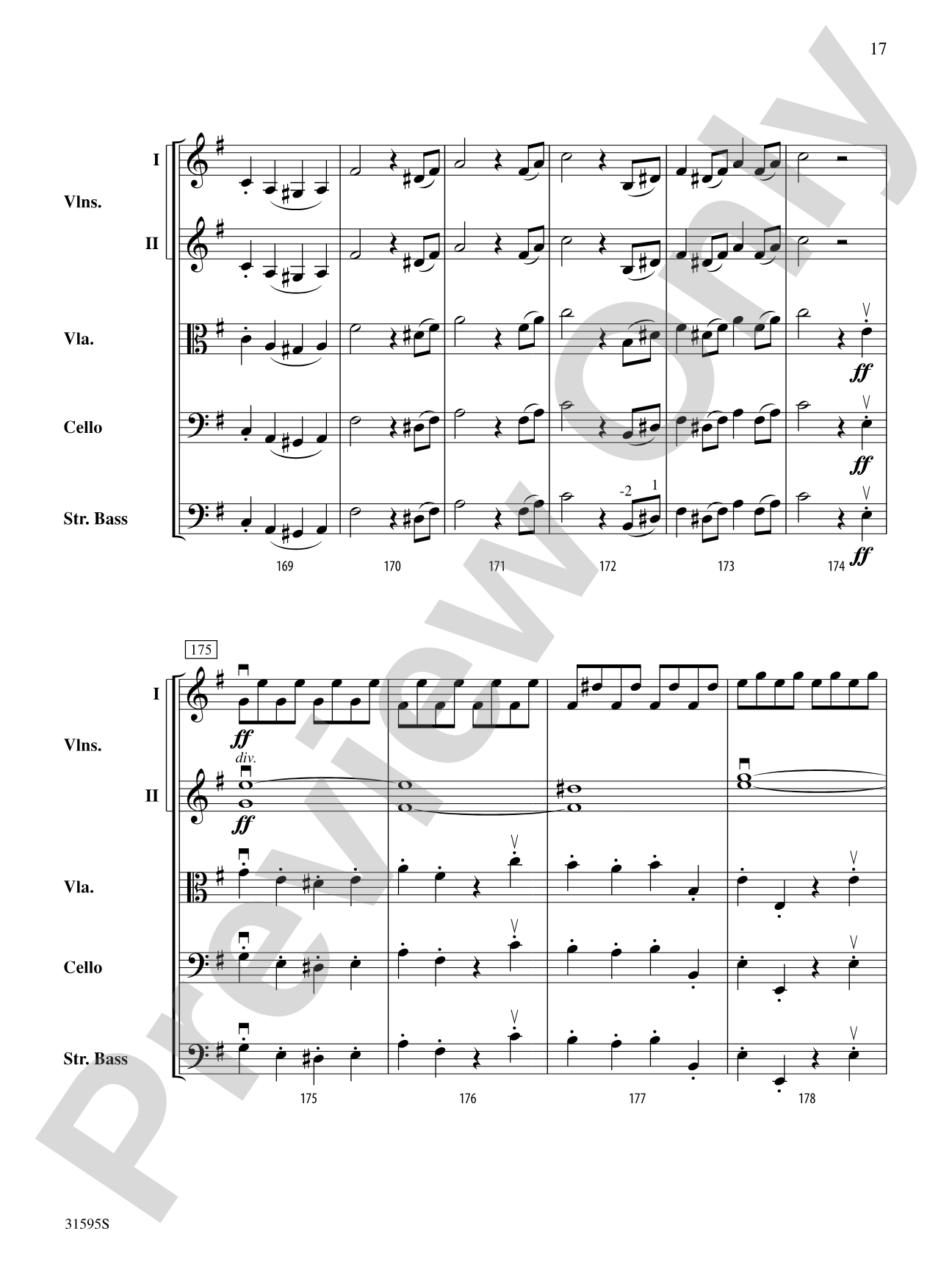 Symphony No. 44 "Trauer" (4th Movement): String Orchestra Conductor Score & Parts