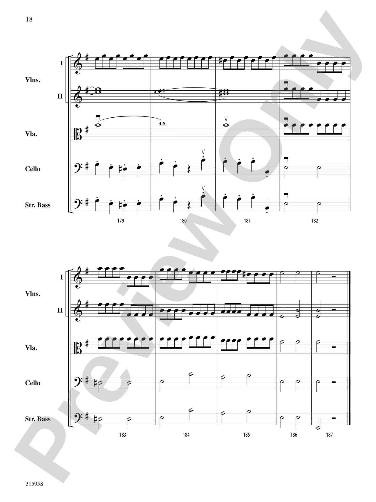 Symphony No. 44 "Trauer" (4th Movement): String Orchestra Conductor Score & Parts