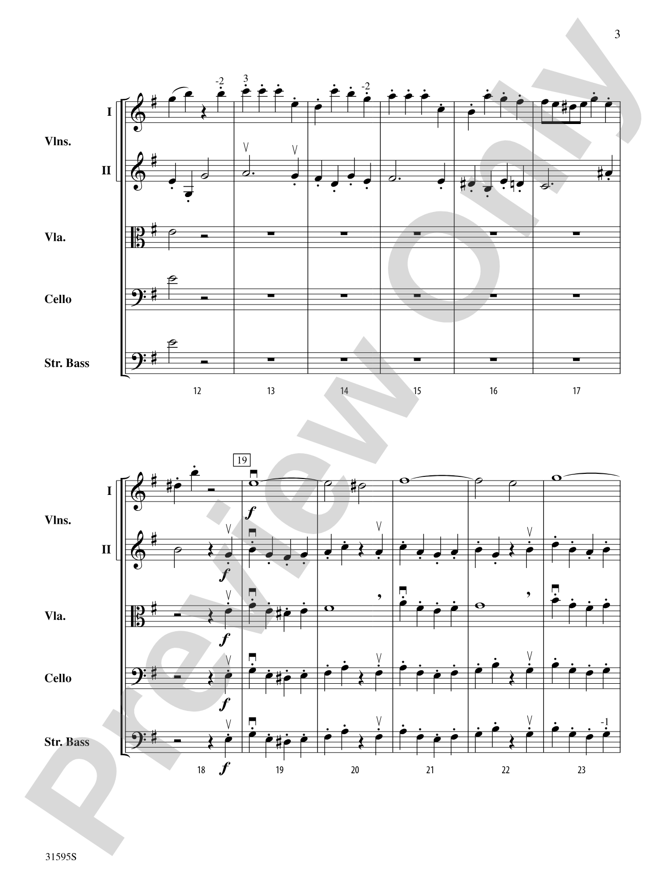 Symphony No. 44 "Trauer" (4th Movement): String Orchestra Conductor Score & Parts