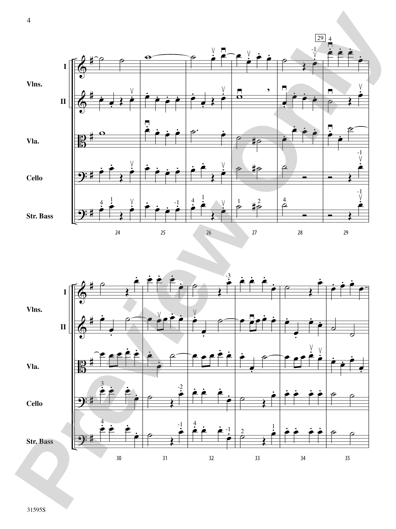 Symphony No. 44 "Trauer" (4th Movement): String Orchestra Conductor Score & Parts
