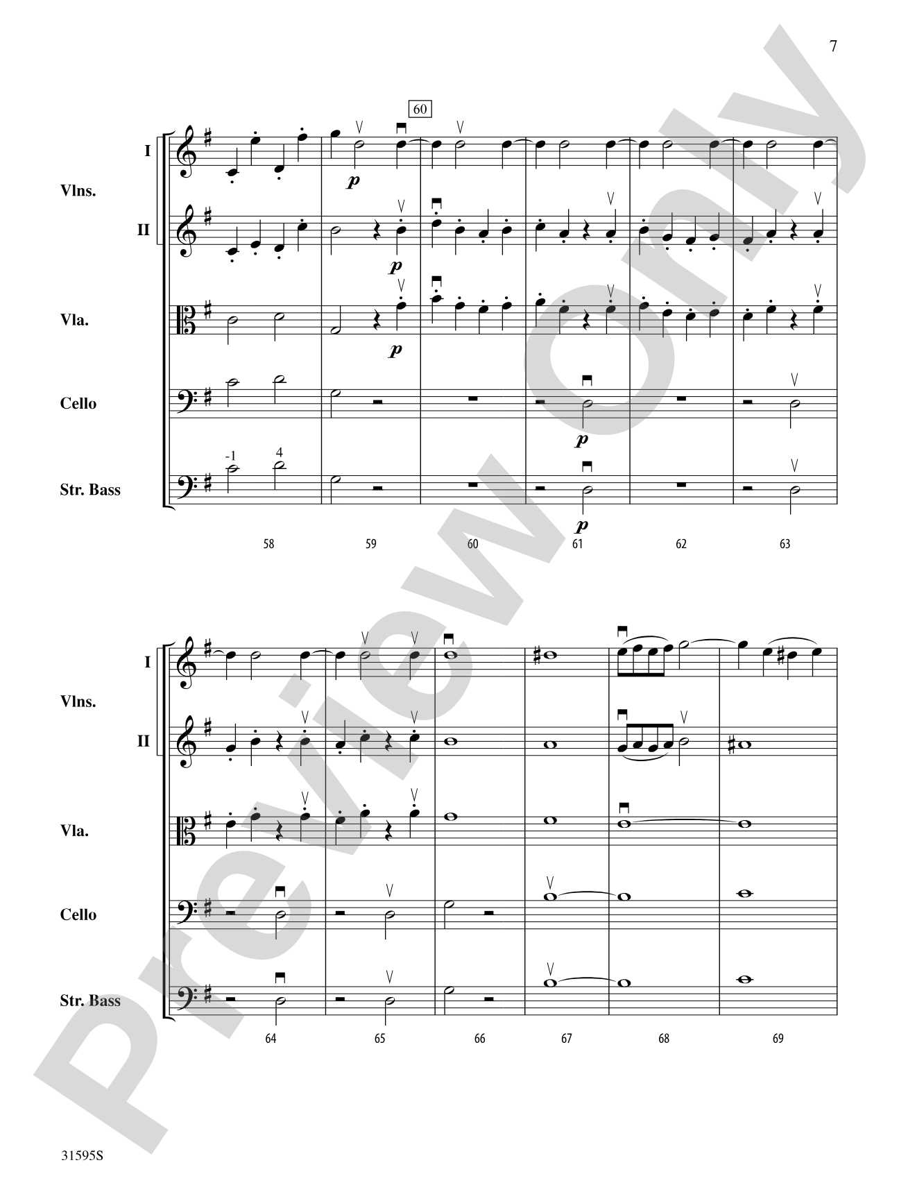 Symphony No. 44 "Trauer" (4th Movement): String Orchestra Conductor Score & Parts