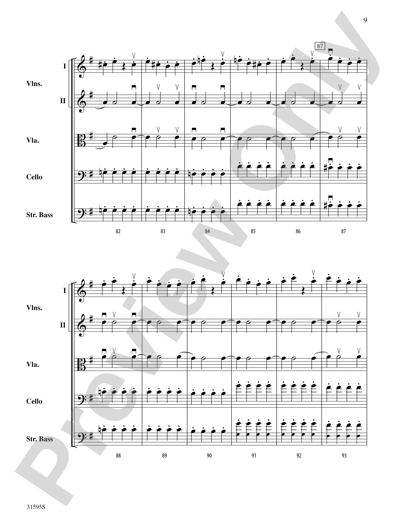 Symphony No. 44 "Trauer" (4th Movement): String Orchestra Conductor Score & Parts