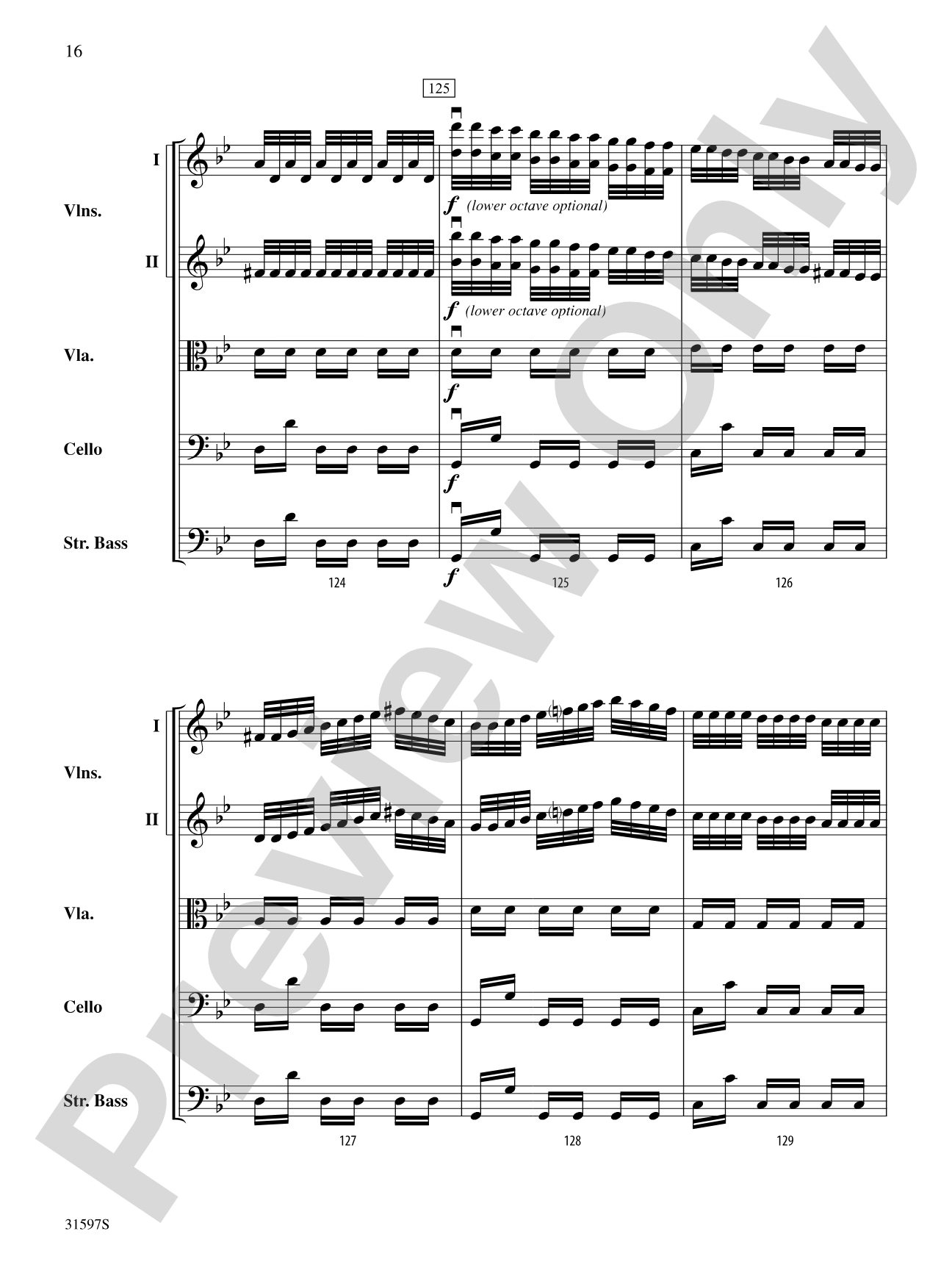 "Summer" from The Four Seasons: String Orchestra Conductor Score & Parts