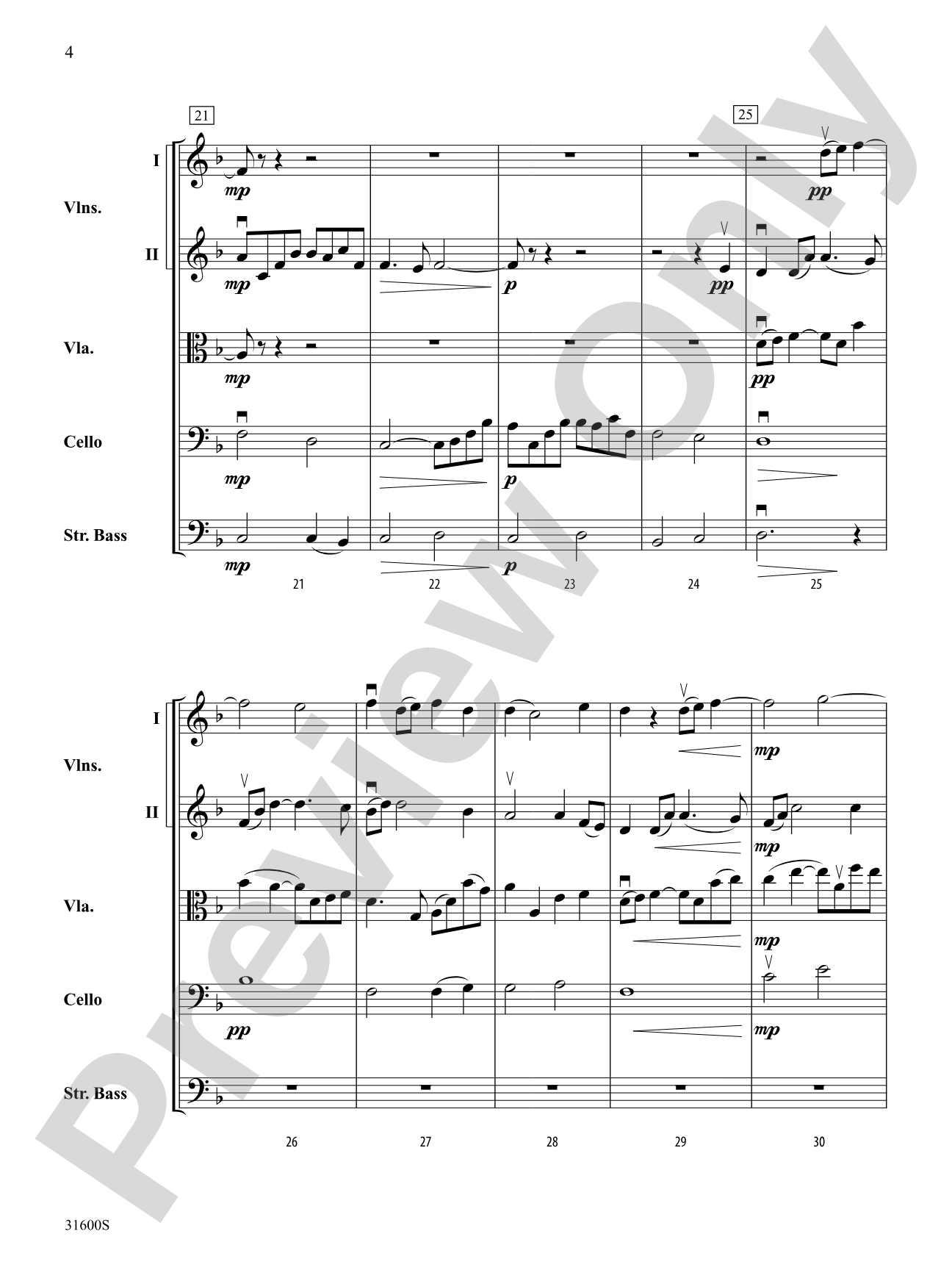 A Hero's Welcome: String Orchestra Conductor Score & Parts
